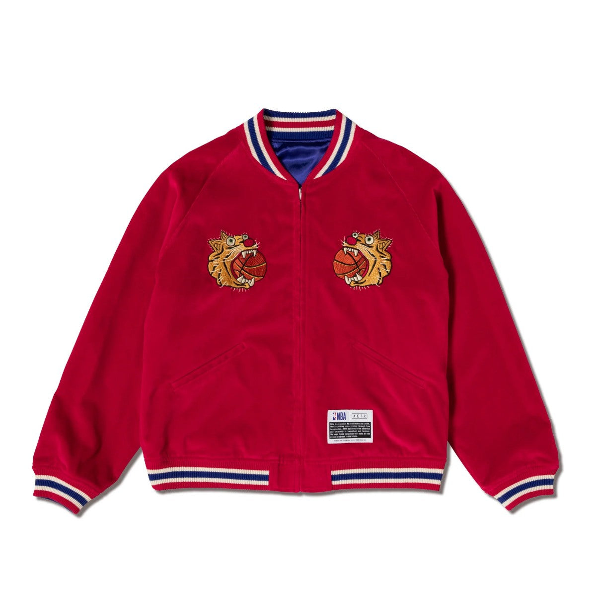 AKTR NBAxAKTR SUKAJAN アクター NBAxAKTR スカジャン 225-054010【メンズ スカジャン リバーシブル ジャケット 刺繍 サテン 別珍 25FW】