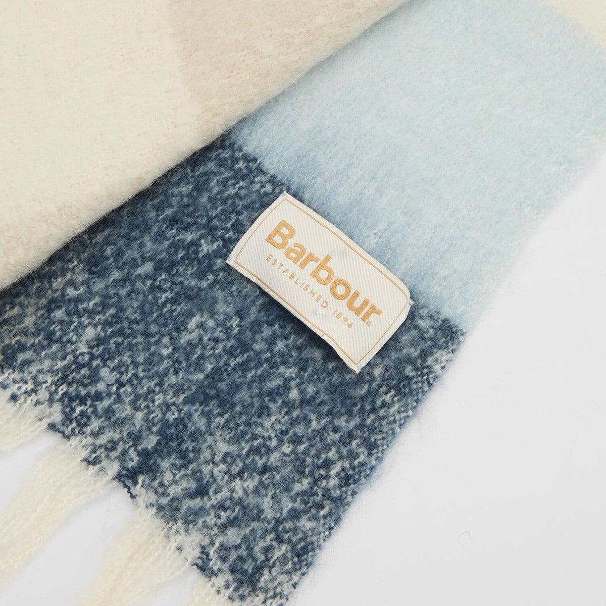 Barbour Marie Check Scarf バブアー マリー チェック スカーフ LSC0460BL17【メンズ スカーフ チェック マフラー タッセル ユニセックス 25FW】