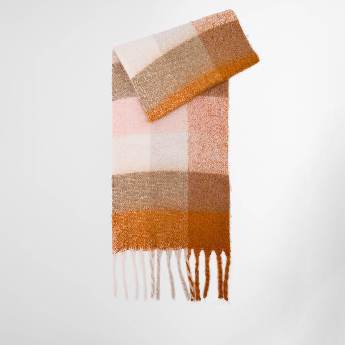 Barbour Marie Check Scarf バブアー マリー チェック スカーフ LSC0460YE92【メンズ スカーフ チェック マフラー タッセル ユニセックス 25FW】
