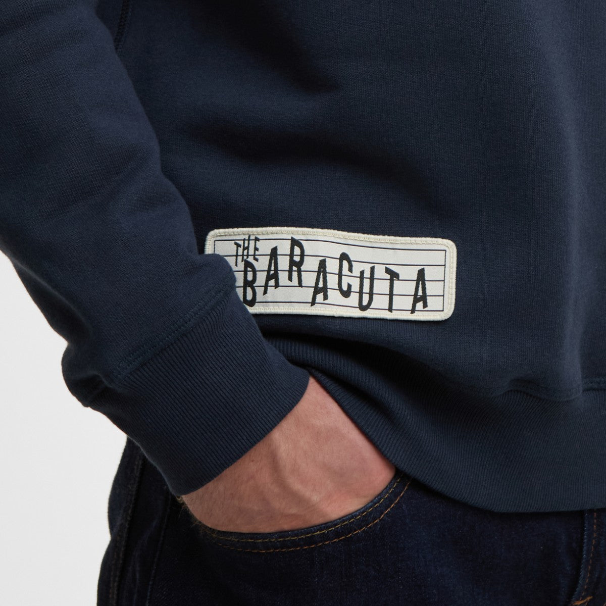 Barbour Barbour x Baracuta Northern Regular Crew Neck Sweatshirt バブアー バブアー x バラクータ ノーザン レギュラー クルーネック スウェットシャツ MOL0719【メンズ スウェット クルーネック イギリス コラボ 25FW】