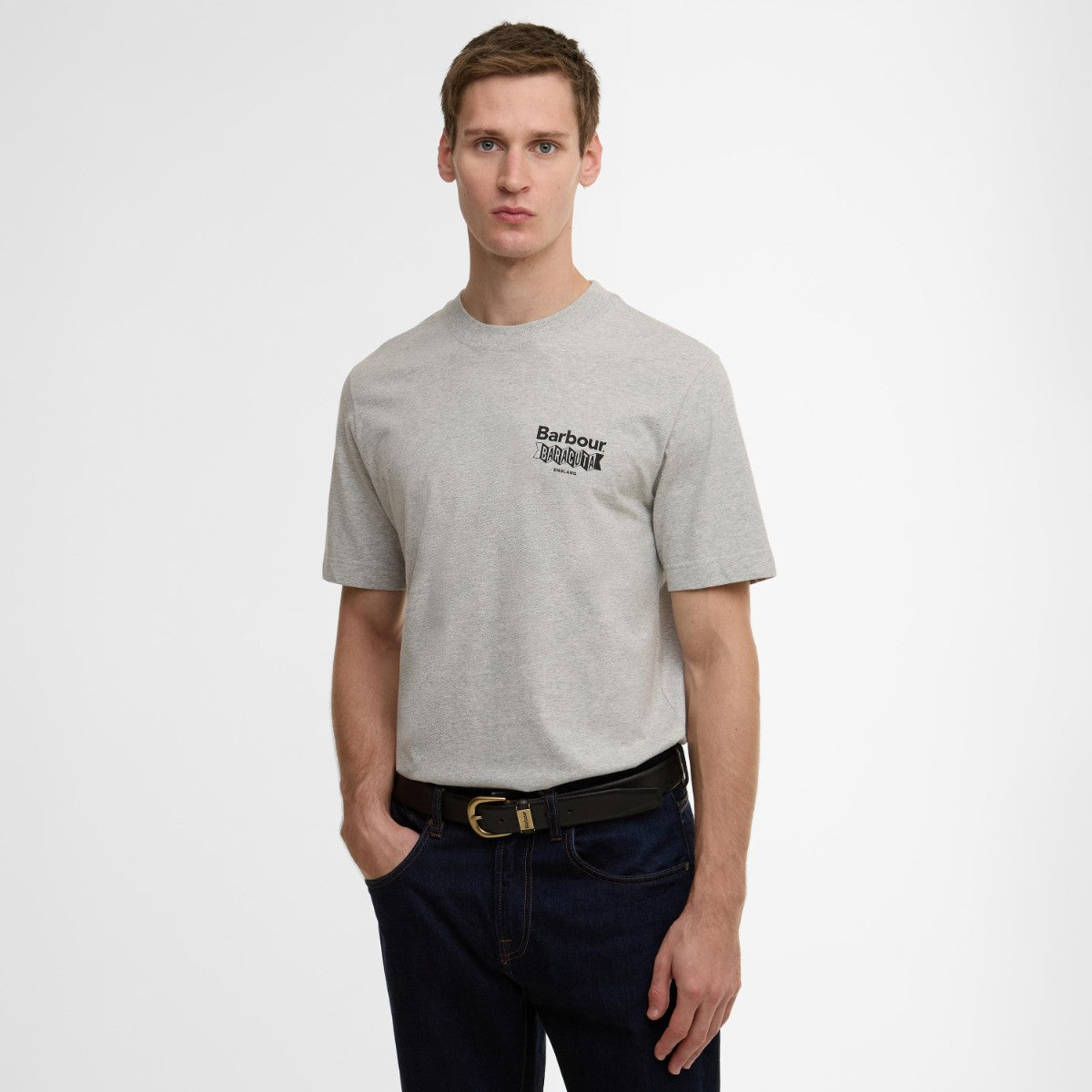 Barbour Barbour x Baracuta All Nighter Os T-Shirt バブアー バブアー x バラクータ オールナイター オーバーサイズ Tシャツ MTS1507【メンズ コラボ Tシャツ オーバーサイズ グラフィック 25FW】