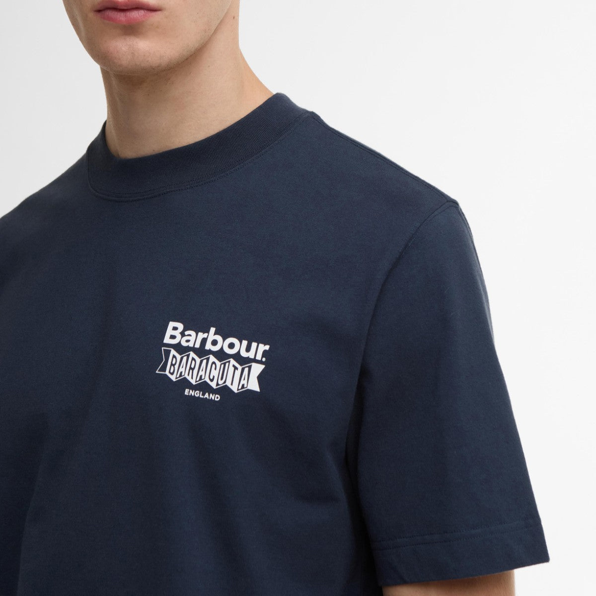 Barbour Barbour x Baracuta All Nighter Os T-Shirt バブアー バブアー x バラクータ オールナイター オーバーサイズ Tシャツ MTS1507【メンズ コラボ Tシャツ オーバーサイズ グラフィック 25FW】