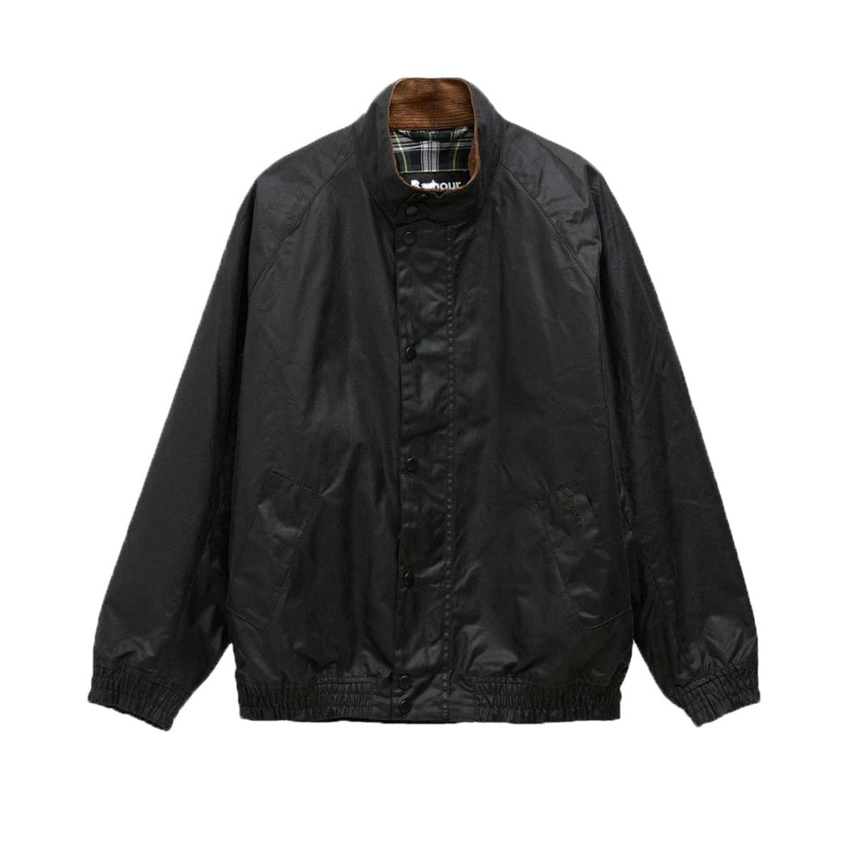Barbour Transport Stand Collar Wax Blouson バブアー トランスポート スタンドカラー ワックス ブルゾン MWX2497SG91【メンズ ジャケット スタンドカラー アウター ユニセックス 25FW】