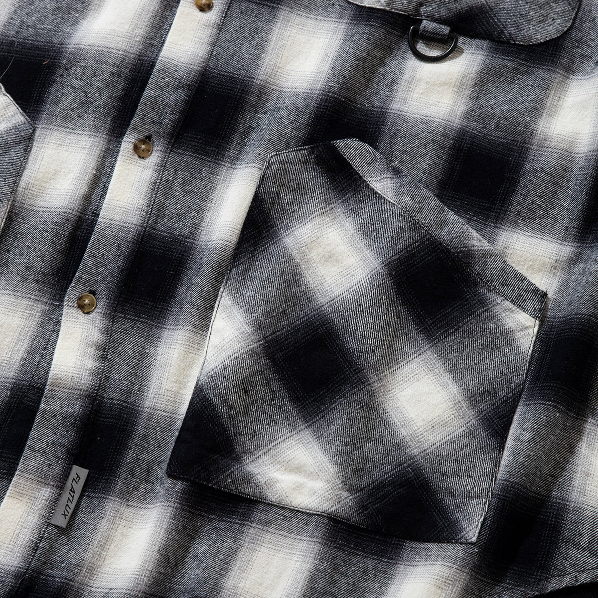 FLATLUX Venti Hooded Shirt フラットラックス ベンティ フーデッド シャツ FX25-507【メンズ ネルシャツ フーディー ポンチョ シャツ ライトアウター フランネル 25FW】