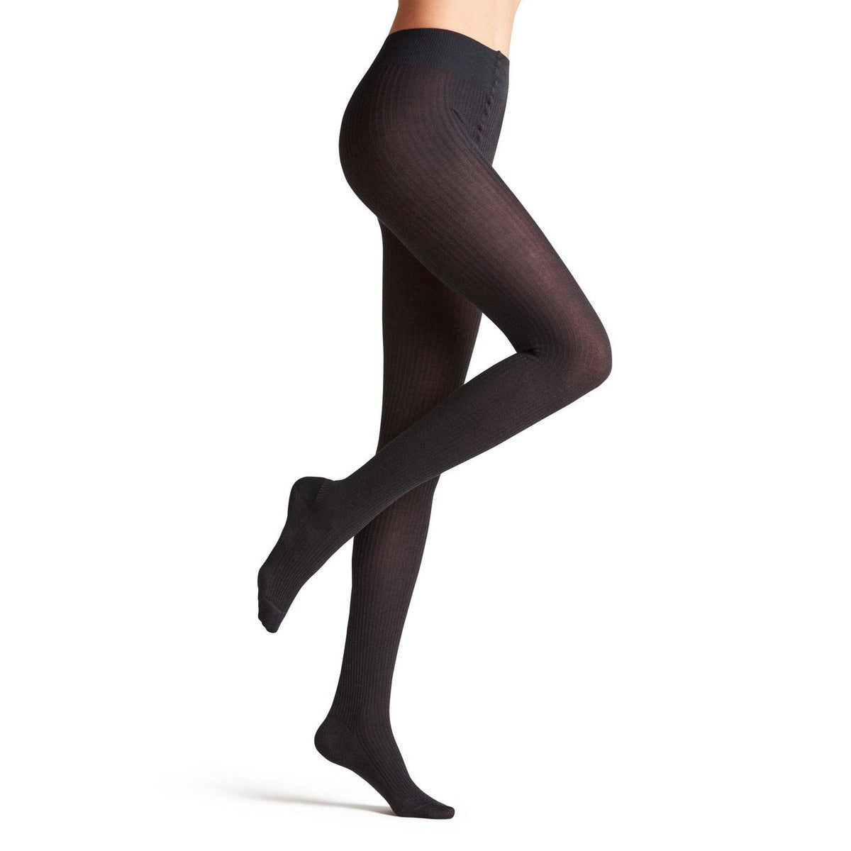 FALKE #48490 Family Rib Tights ファルケ #48490 ファミリー リブ タイツ 48490【レディース タイツ リブ編み 肌にやさしい 25FW】