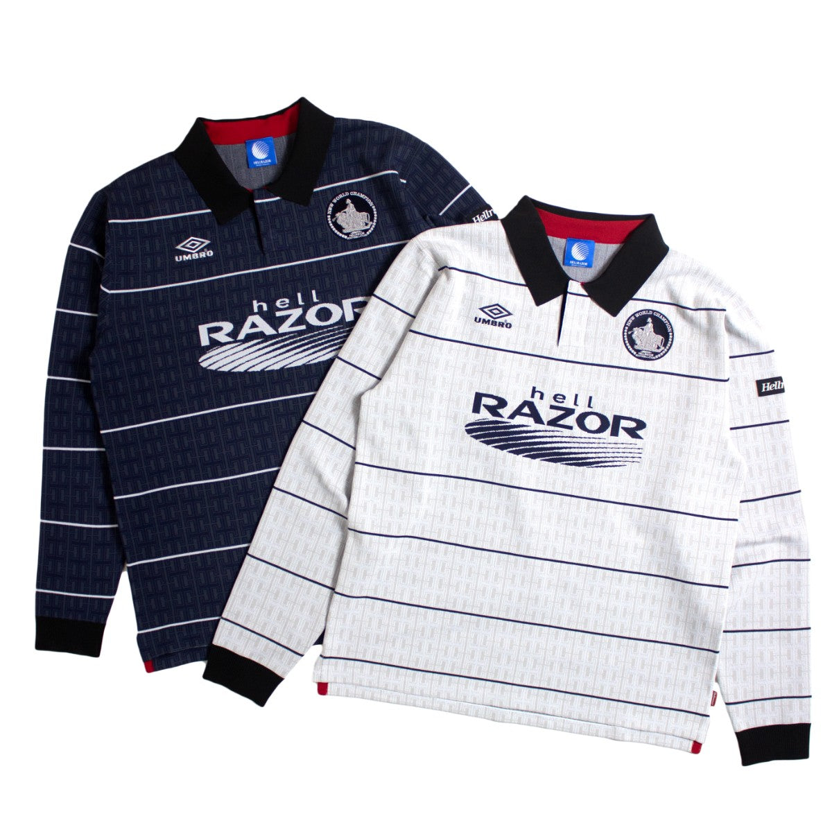 Hellrazor UMBRO HELLRAZOR F.C 25-26 KIT ヘルレイザー アンブロ ヘルレイザー F.C 25-26 KIT 01125SPUM0201【メンズ カットソー サッカー ユニフォーム ニット コラボ 25FW】