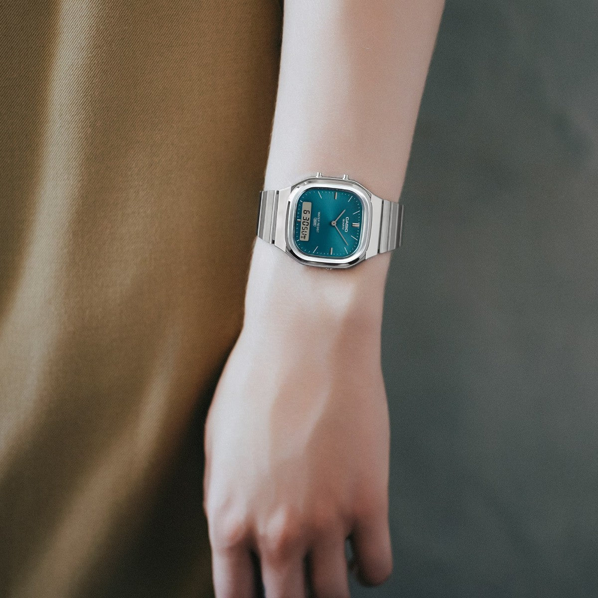 CASIO AQ-240E-3AJF カシオ AQ-240E-3AJF AQ-240E-3AJF【メンズ アナデジ 腕時計 樹脂 レトロ 防水 25FW】