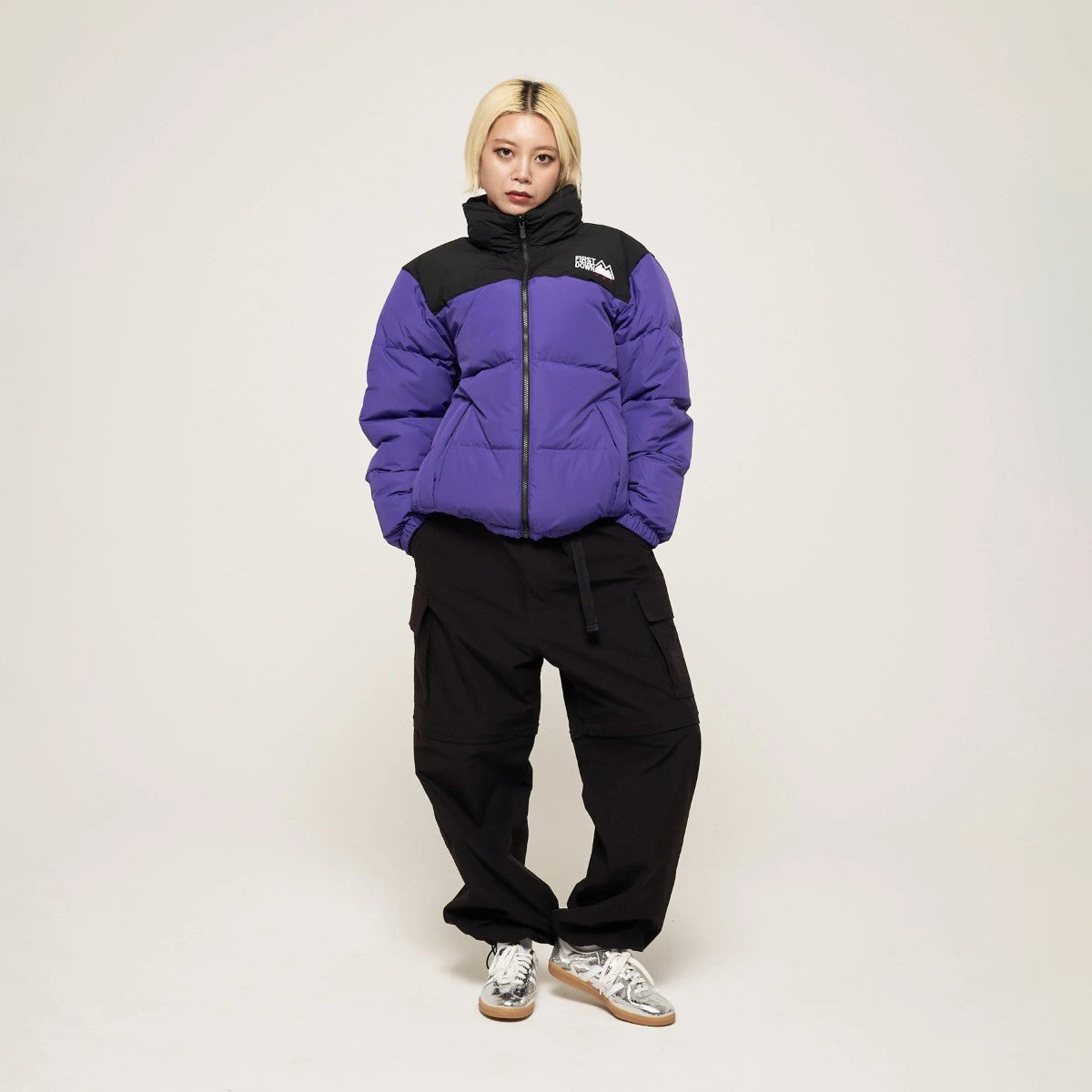 FIRST DOWN BUBBLE DOWN JKT MICROFT(R) ファーストダウン バブルダウンジャケット マイクロフト F942001【メンズ ダウンジャケット リバーシブル 撥水 防風 保温性 25FW】