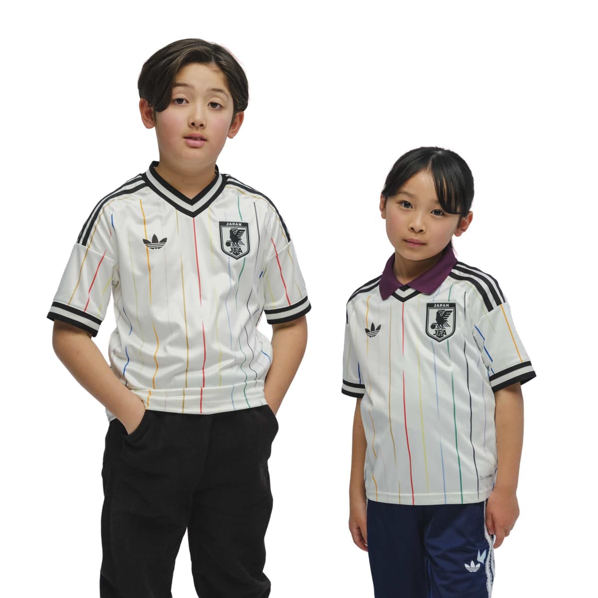 adidas Kids JFA 2026 Away Jersey Mini Kit アディダス キッズ サッカー日本代表 2026 アウェイ レプリカ ユニフォーム VX205【メンズ サッカー ユニフォーム キッズ 26SS】