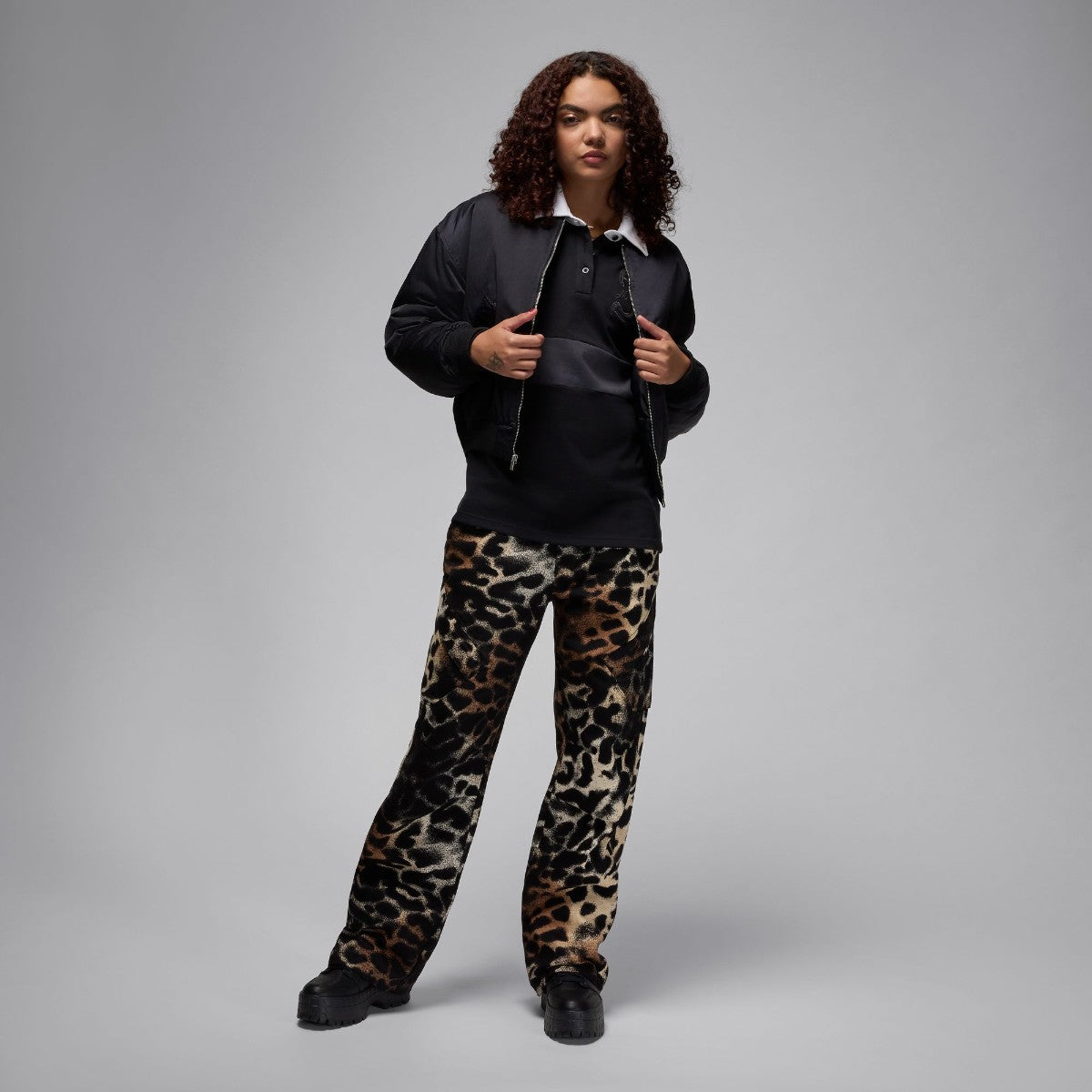 JORDAN BRAND Air Jordan 1 Brooklyn ジョーダンブランド ウィメンズ エア ジョーダン 1 ブルックリン FJ5737-001【レディース スニーカーブーツ 厚底シューズ レザーアッパー クッション性 26SS】