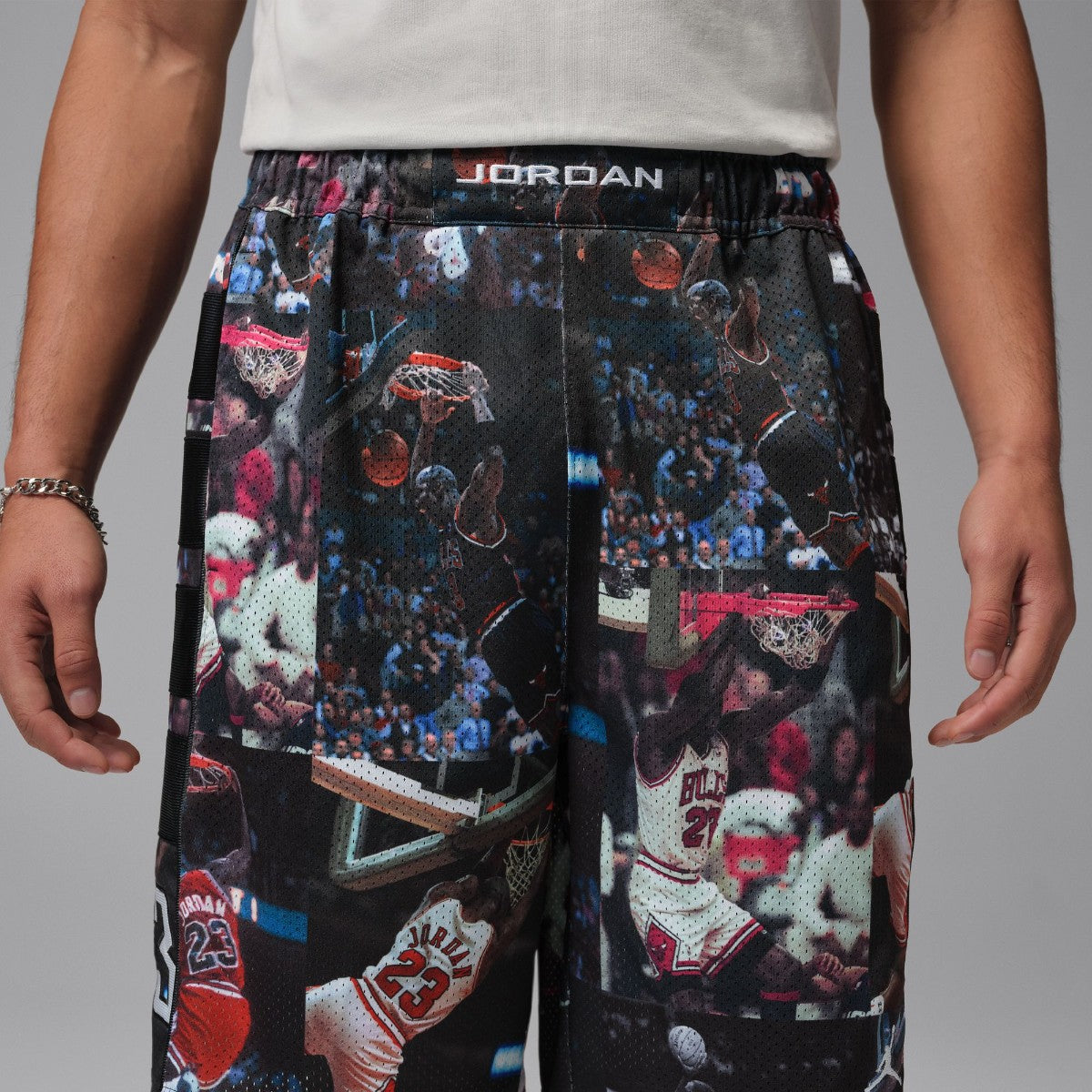 JORDAN BRAND Jordan Flight Printed Cat Scratch Shorts ジョーダンブランド ジョーダン フライト プリント キャットスクラッチ ショーツ IF1841【メンズ メッシュショーツ プリント 総柄 軽量 通気性 26SS】