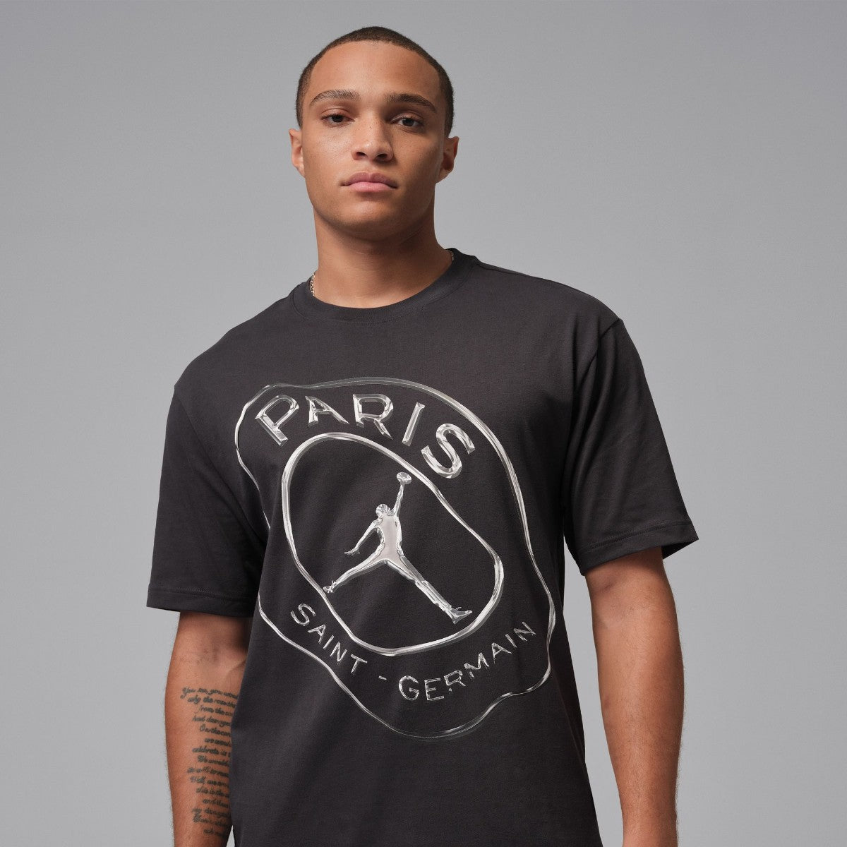 パリ・サンジェルマン ジョーダンシャツ 黒 JORDAN BRAND Paris Saint-Germain Practice T-Shirt IF3807
