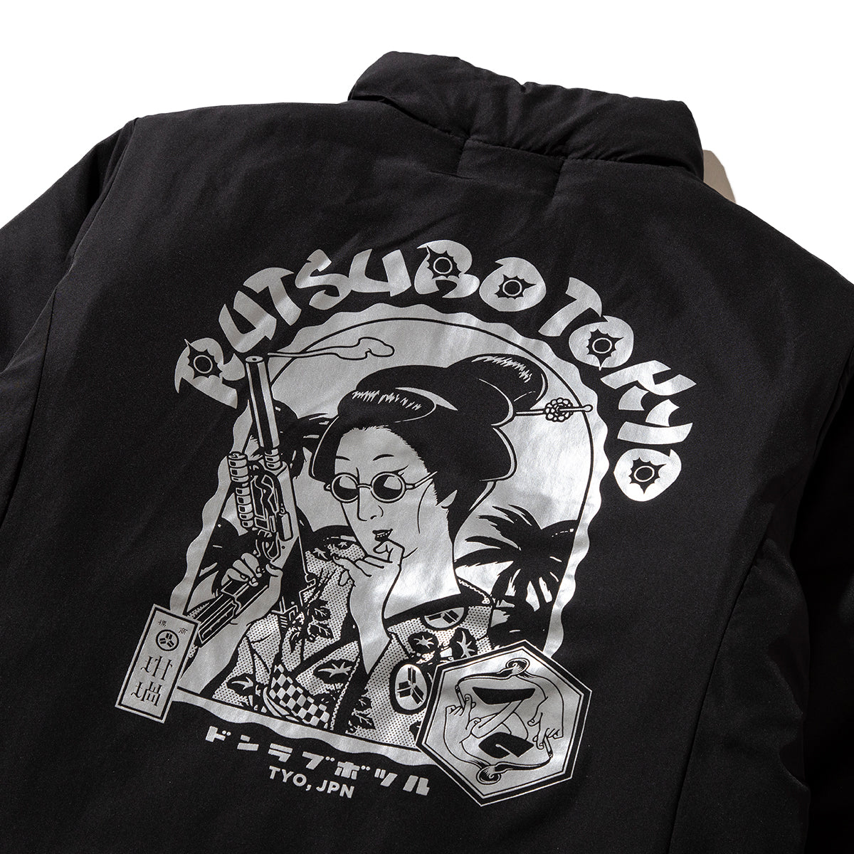 坩堝 HIT GIRL PADDED JACKET (RUTSUBO×YU SUDA) RUTSUBO ヒットガール パデッド ジャケット R25HO-SUDA-JK1【メンズ 中綿ジャケット スタンドネック アウター 秋冬 25FW】