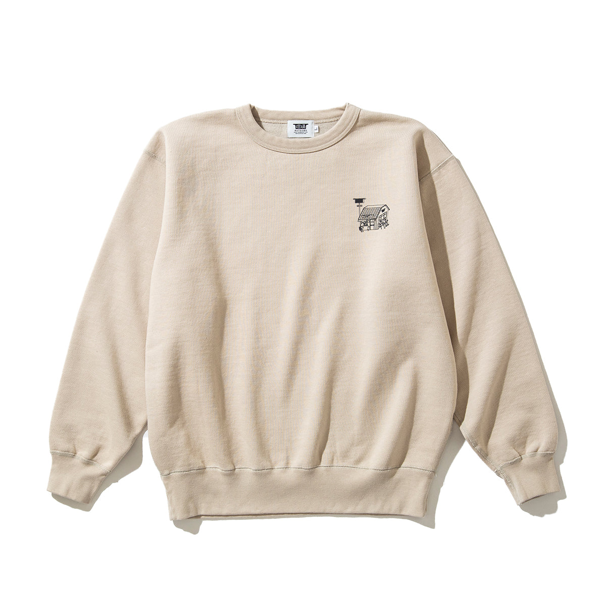 坩堝 BONSAI CREW SWEAT (RUTSUBO×YU SUDA) RUTSUBO ボンサイ クルー スウェット R25HO-SUDA-PF2【メンズ クルースウェット 肉厚 裏起毛 グラフィックプリント 90年代 25FW】