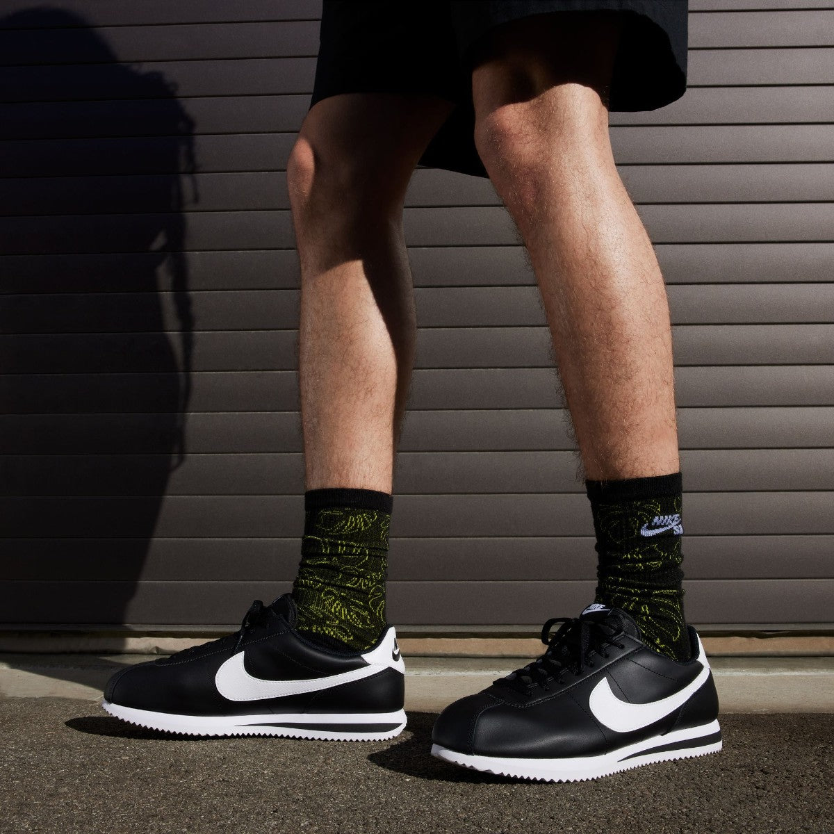 NIKE Cortez Leather ナイキ コルテッツ レザー DM4044-001【メンズ レトロスニーカー クッション性 フィット感 安定性 耐久性 26SS】