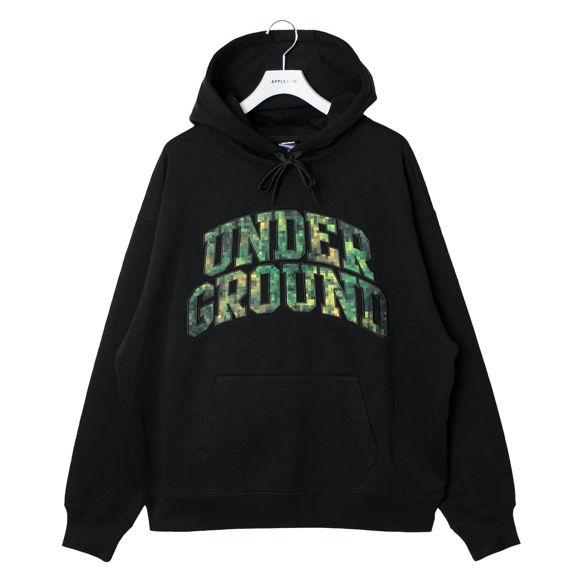 APPLEBUM “Pixel Camo UNDERGROUND” Hoodie アップルバム “ピクセルカモ アンダーグラウンド” フーディ GT2520403【メンズ パーカー ヘビーウェイト カモ柄 コラボ 25FW】