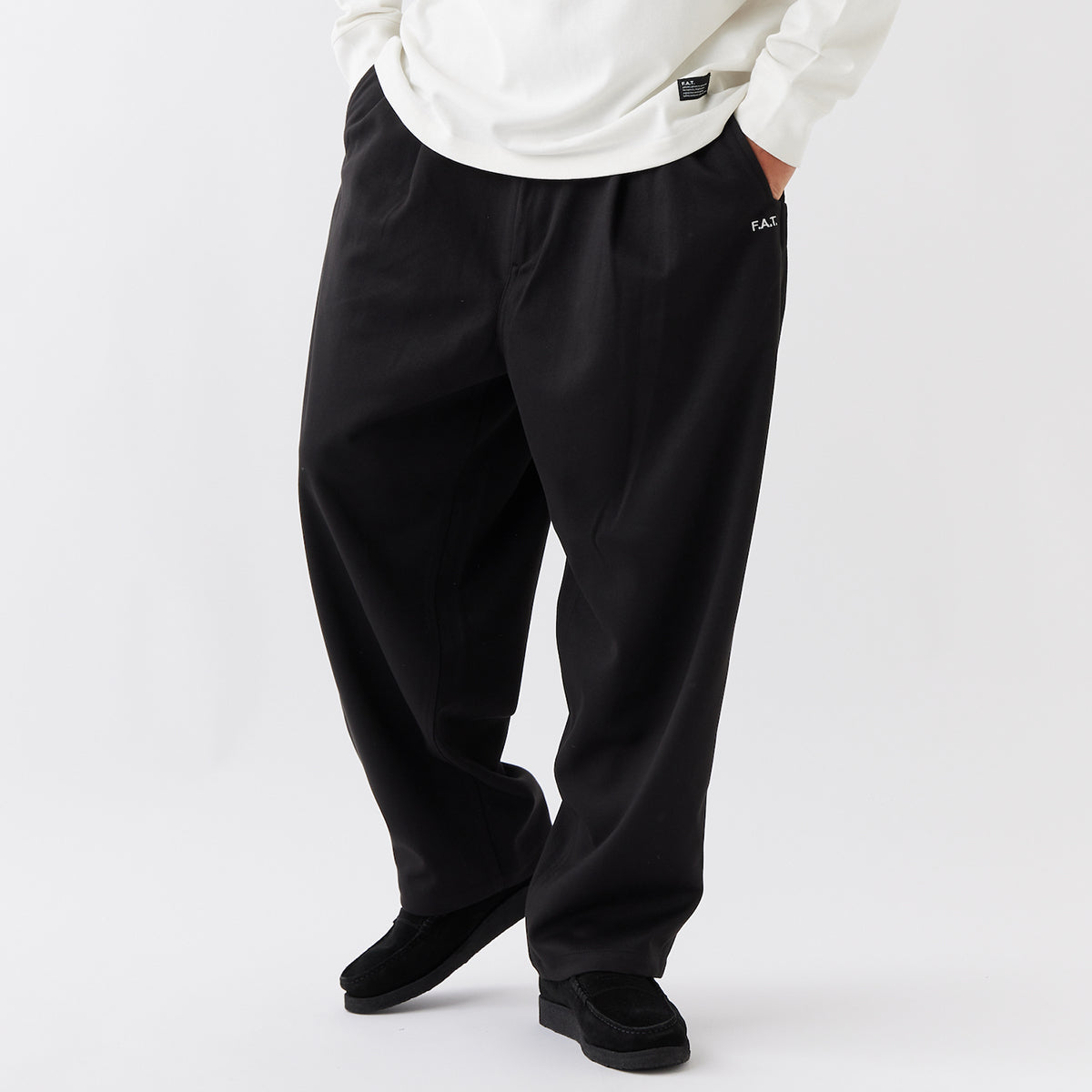 FAT WARMROUSER エフエイティー ウォームラウザー F32521-PN35【メンズ ワイドパンツ イージーパンツ テーパード ドローコード 25FW】