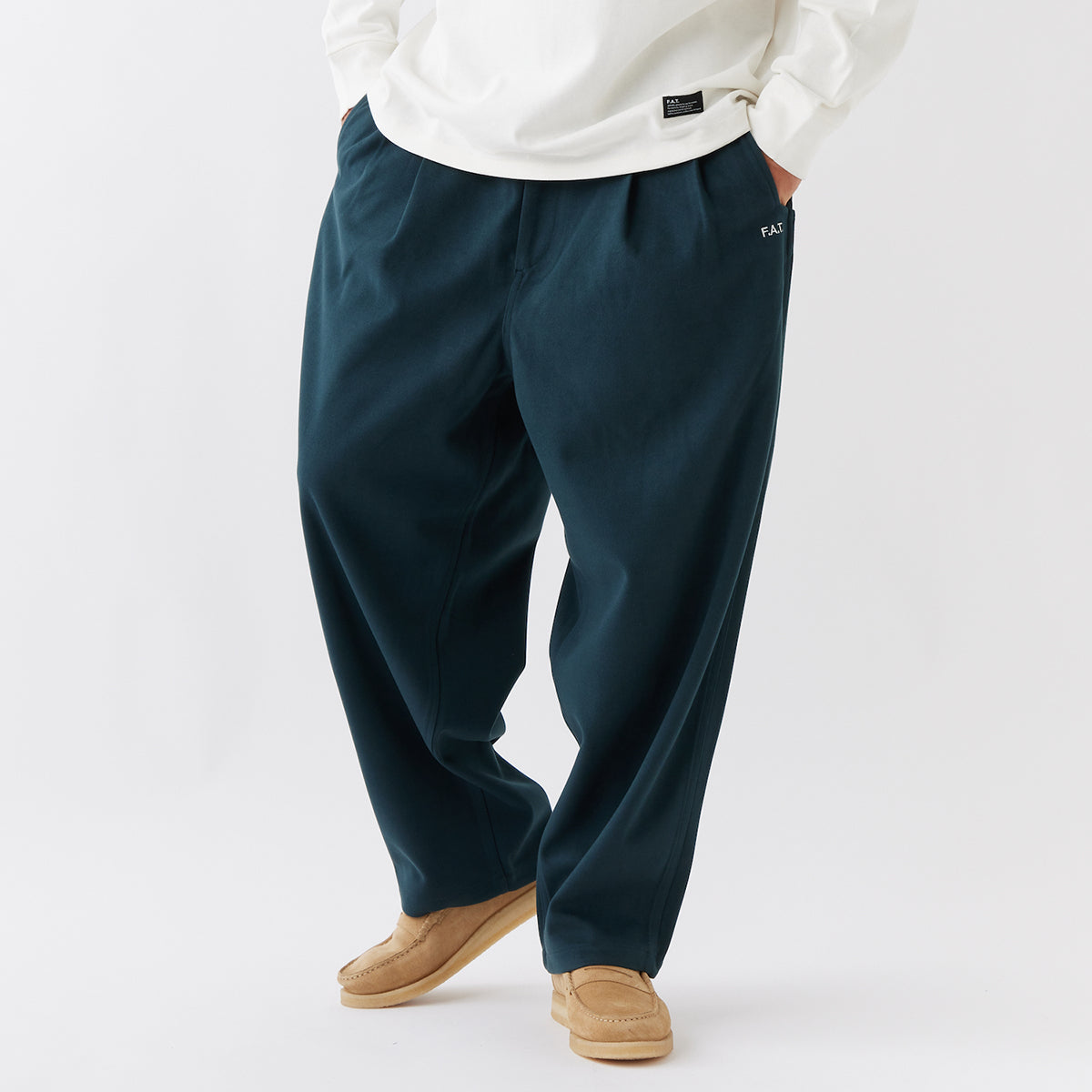 FAT WARMROUSER エフエイティー ウォームラウザー F32521-PN35【メンズ ワイドパンツ イージーパンツ テーパード ドローコード 25FW】