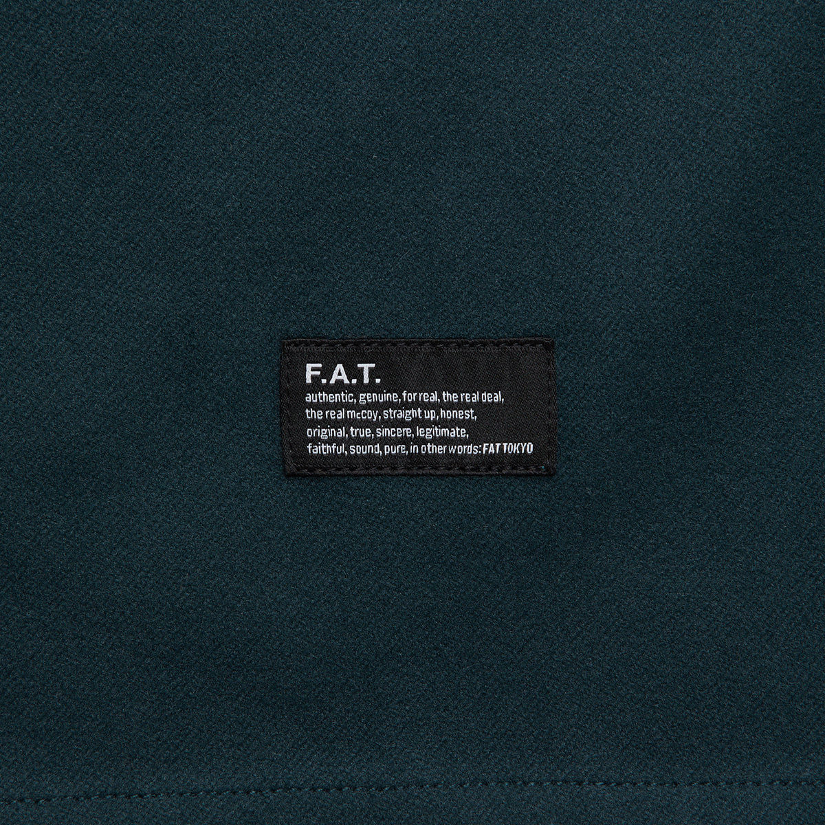 FAT WARMCROP エフエイティー ウォームクロップ F32521-SH21【メンズ シャツ ビッグシルエット 起毛感 ロゴ刺繍 25FW】