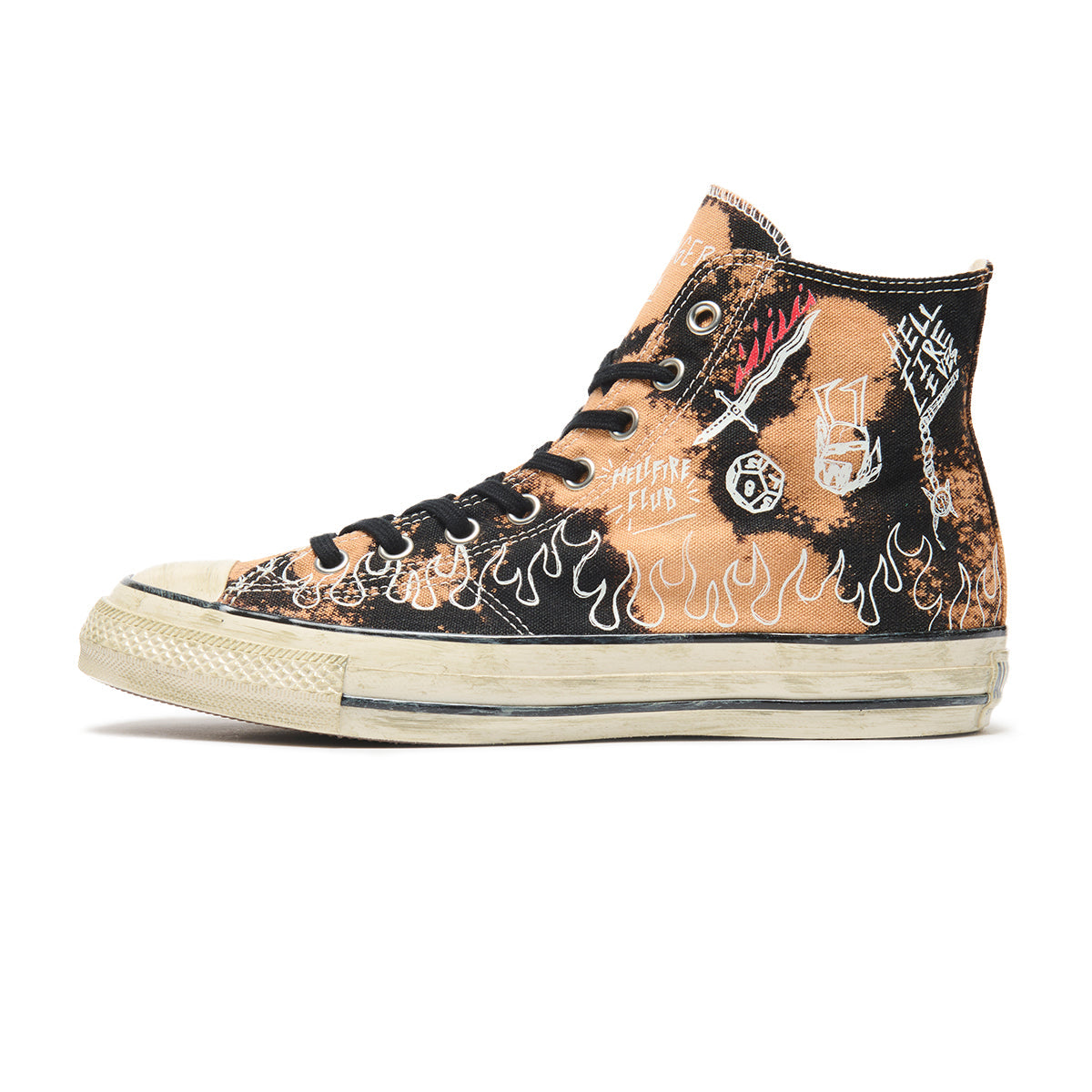 CONVERSE ALL STAR AGED 87 HC HI / STRANGER THINGS 5 コンバース オールスター エイジド 87 HC HI / ストレンジャー・シングス 5 31317090【メンズ コラボ クッション性 エイジング加工 手書き風 26SS】