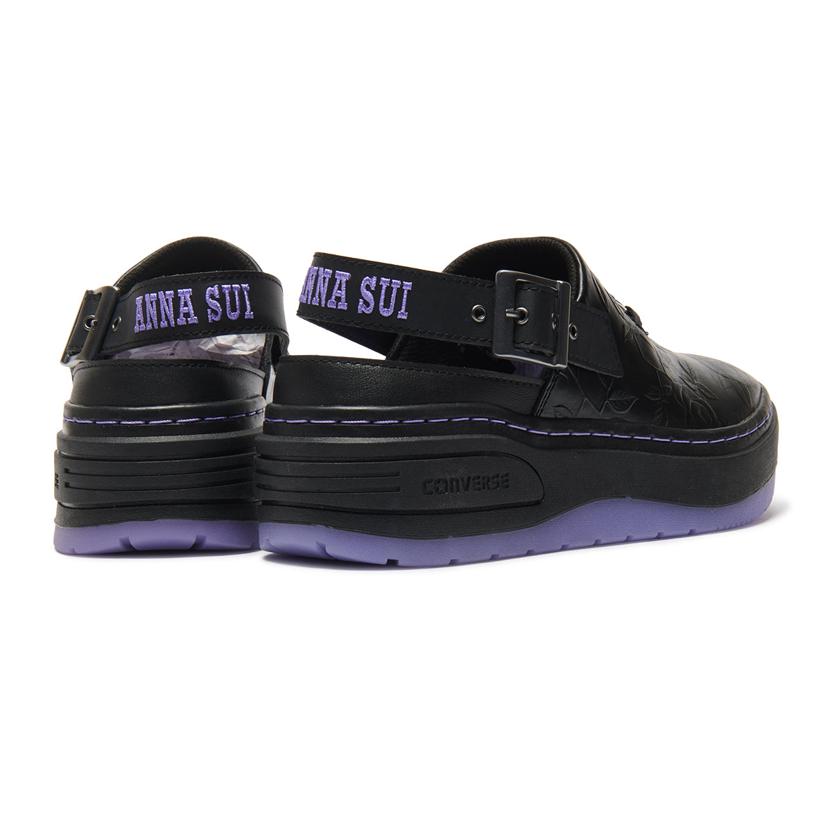 CONVERSE WEAPON PLTS CLG OX / ANNA SUI コンバース ウエポン PLTS CLG OX / アナ スイ 33702710【レディース 厚底 クロッグシューズ 軽量 EVAソール 26SS】