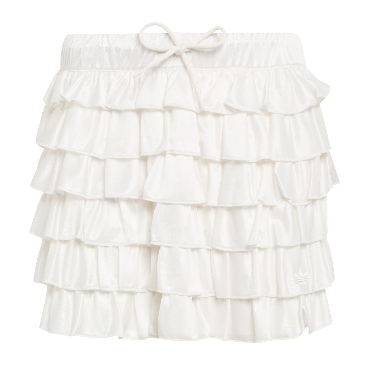adidas originals LACE RUFFLE MINI SKIRT アディダスオリジナルス レース フリル ミニスカート DP791【レディース ミニスカート レーススカート フリルデザイン ピケ生地 26SS】