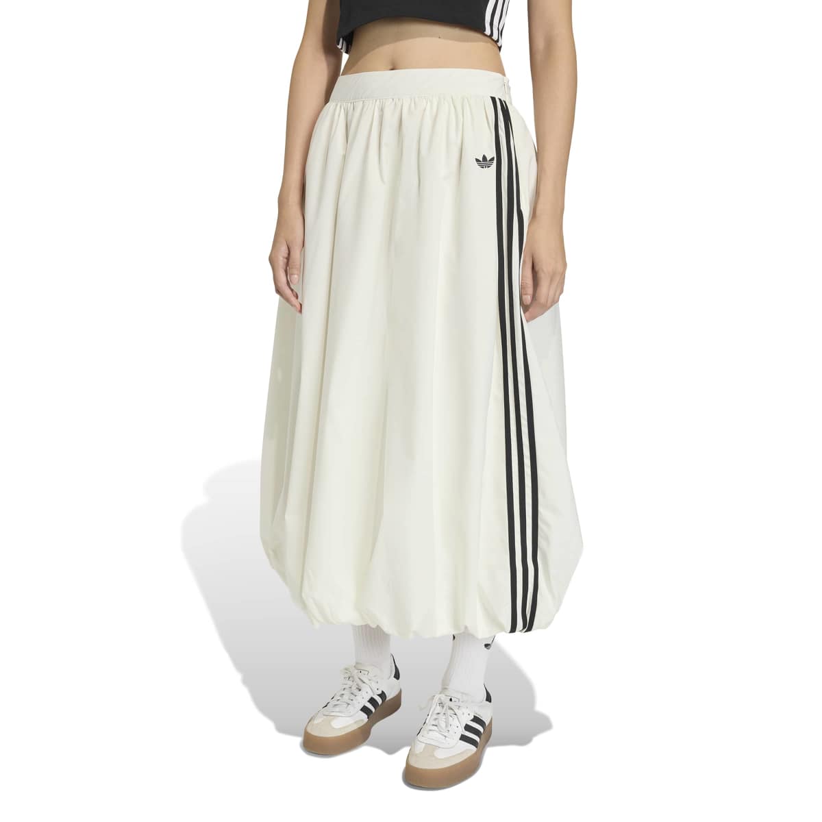 adidas originals BALLOON LONG SKIRT アディダスオリジナルス バルーン ロング スカート KE3441【レディース バルーンスカート オーバーサイズ カジュアル ストリート プレーンウィーブ 26SS】