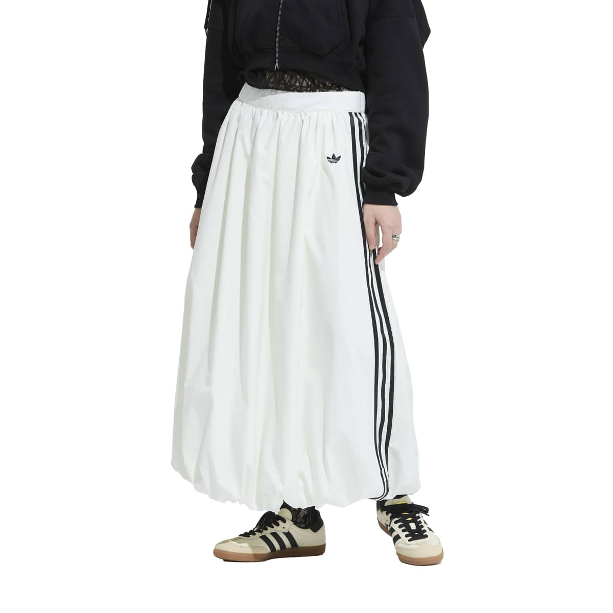 adidas originals BALLOON LONG SKIRT アディダスオリジナルス バルーン ロング スカート KE3441【レディース バルーンスカート オーバーサイズ カジュアル ストリート プレーンウィーブ 26SS】