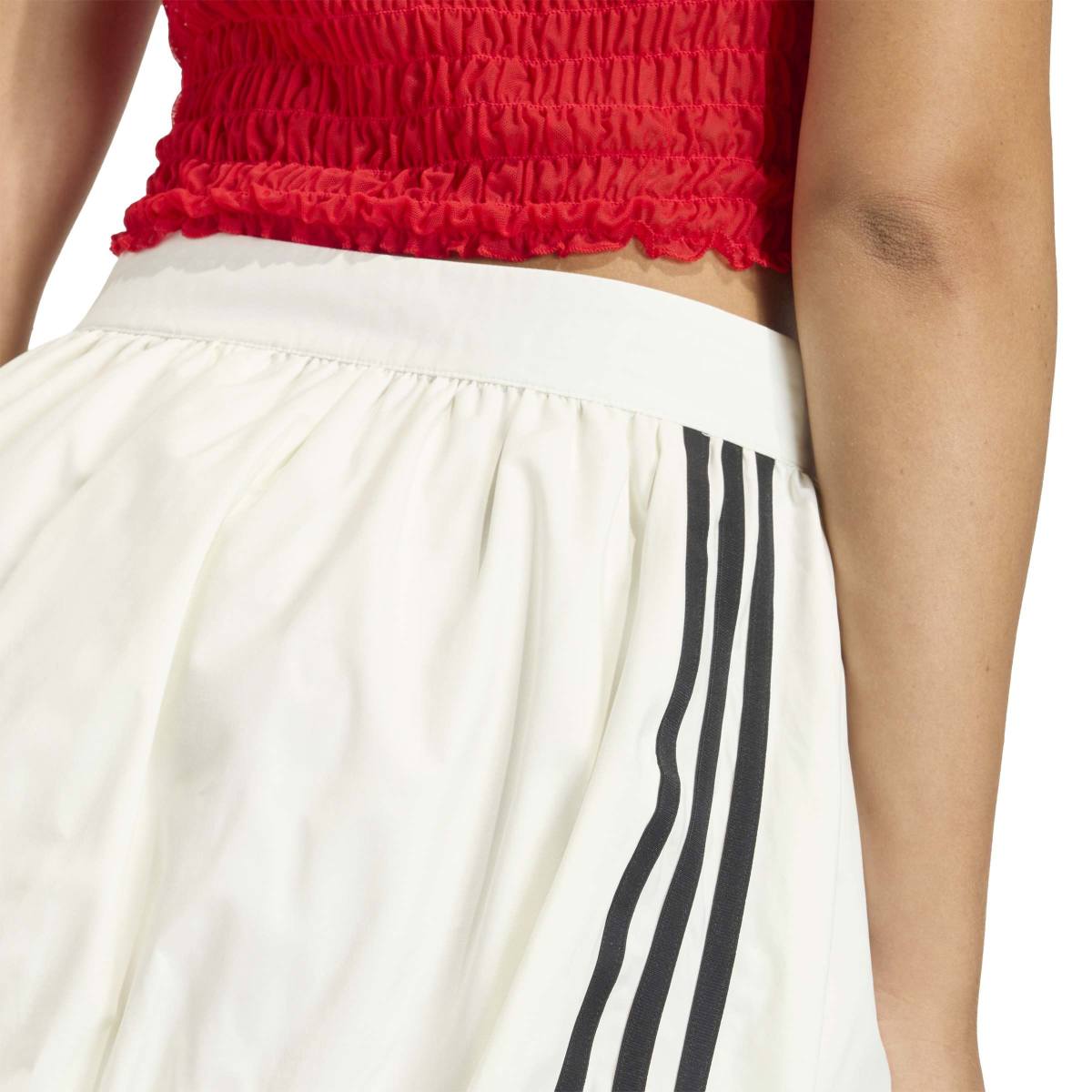 adidas originals BALLOON SKIRT アディダスオリジナルス バルーンスカート KE3440【レディース バルーンスカート ジップ カジュアル スタイリッシュ プレーンウィーブ 26SS】