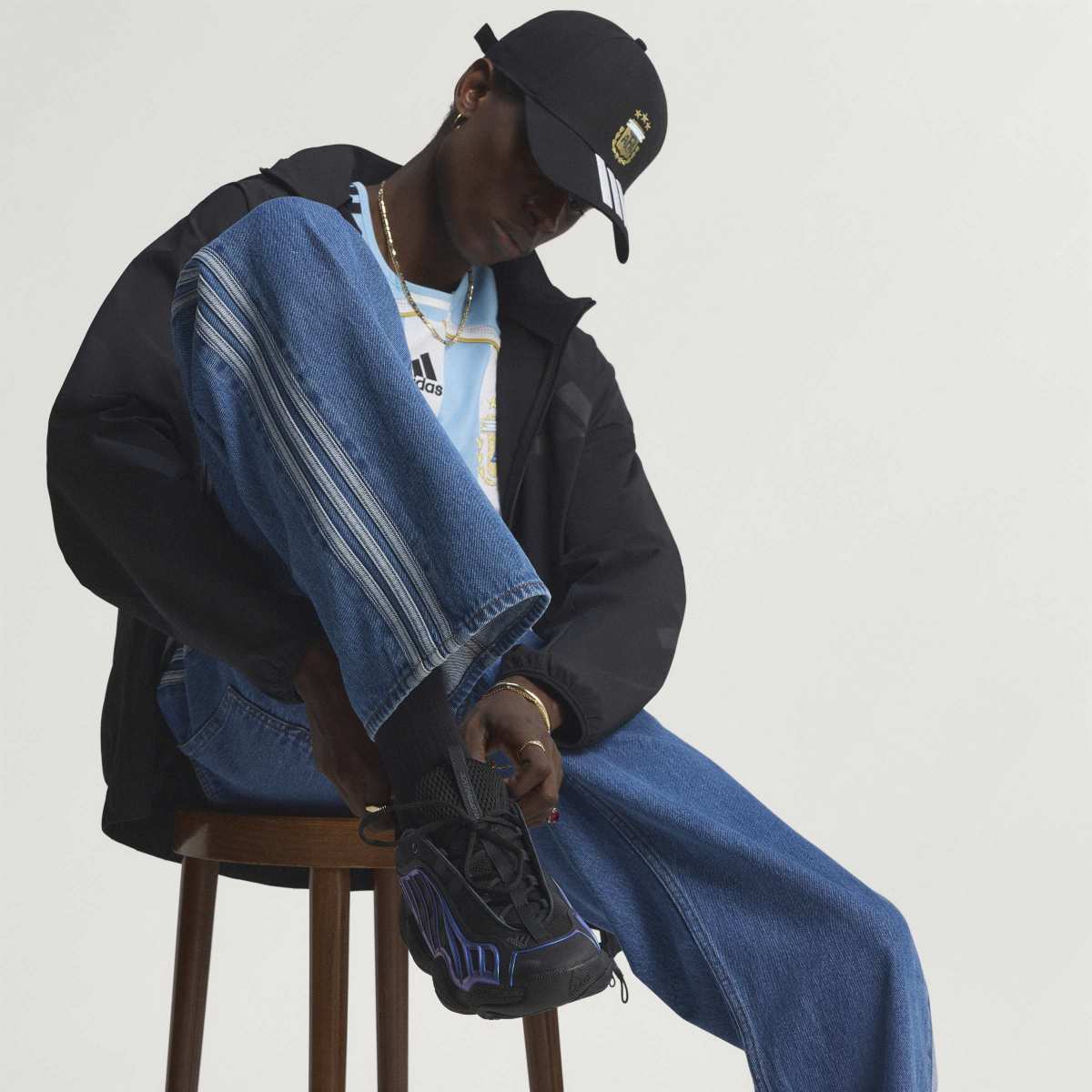 adidas originals FIREBIRD ADICOLOR DENIM PANTS アディダスオリジナルス ファイヤーバード アディカラー デニム パンツ KD1499【メンズ デニムパンツ ミッドライズ ストリート クラシック 26SS】