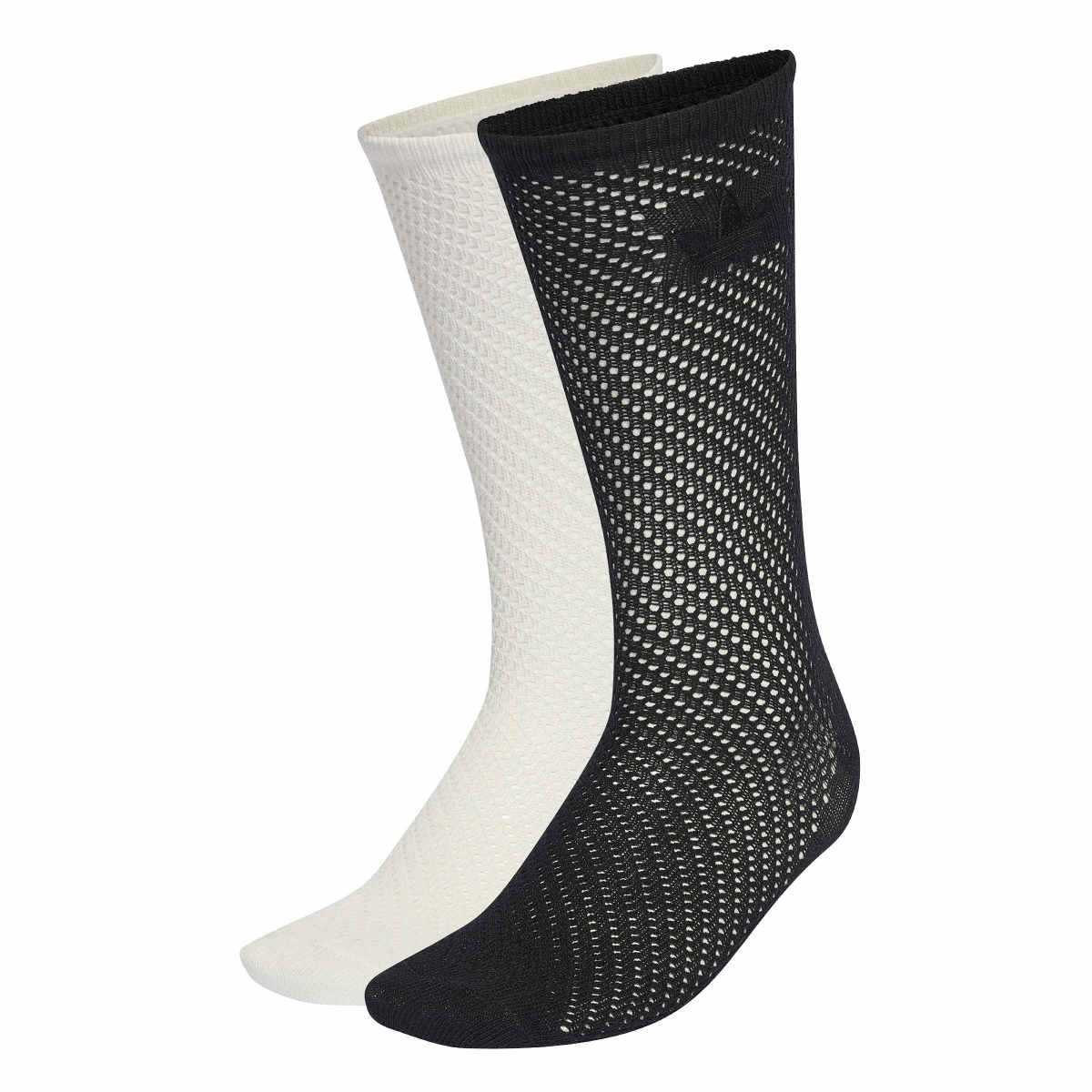 adidas originals CROCHET CREW SOCKS 2 PAIRS アディダスオリジナルス クロシェ クルーソックス 2足組 KD8398【レディース クルー クロシェ スポーツ カジュアル メッシュ 26SS】