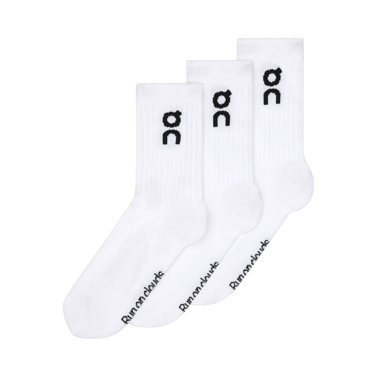 On Logo Sock High 3P オン ロゴソックスハイ3P 2UF10310069【メンズ ソックス ハイソックス デイリー 快適 通気性 26SS】