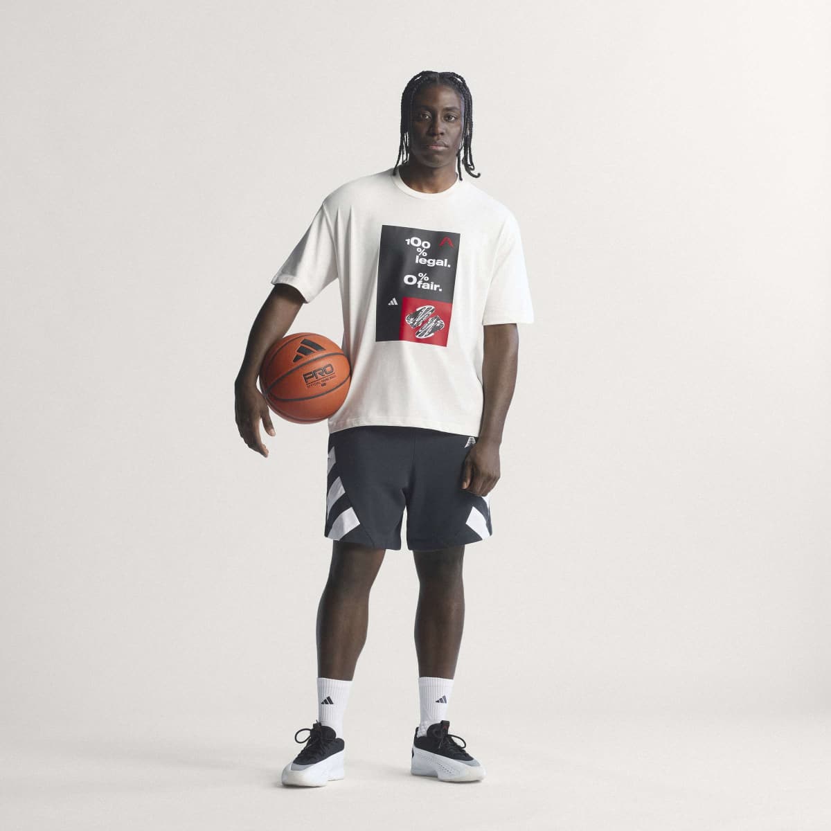 ADIDAS ANTHONY EDWARDS ARCHIVE SHORT-SLEEVE TEE アディダス アンソニー・エドワーズ アーカイブ 半袖Tシャツ KF8970【メンズ クルーネック ルーズフィット カジュアル デイリーユース ジャージー 26SS】