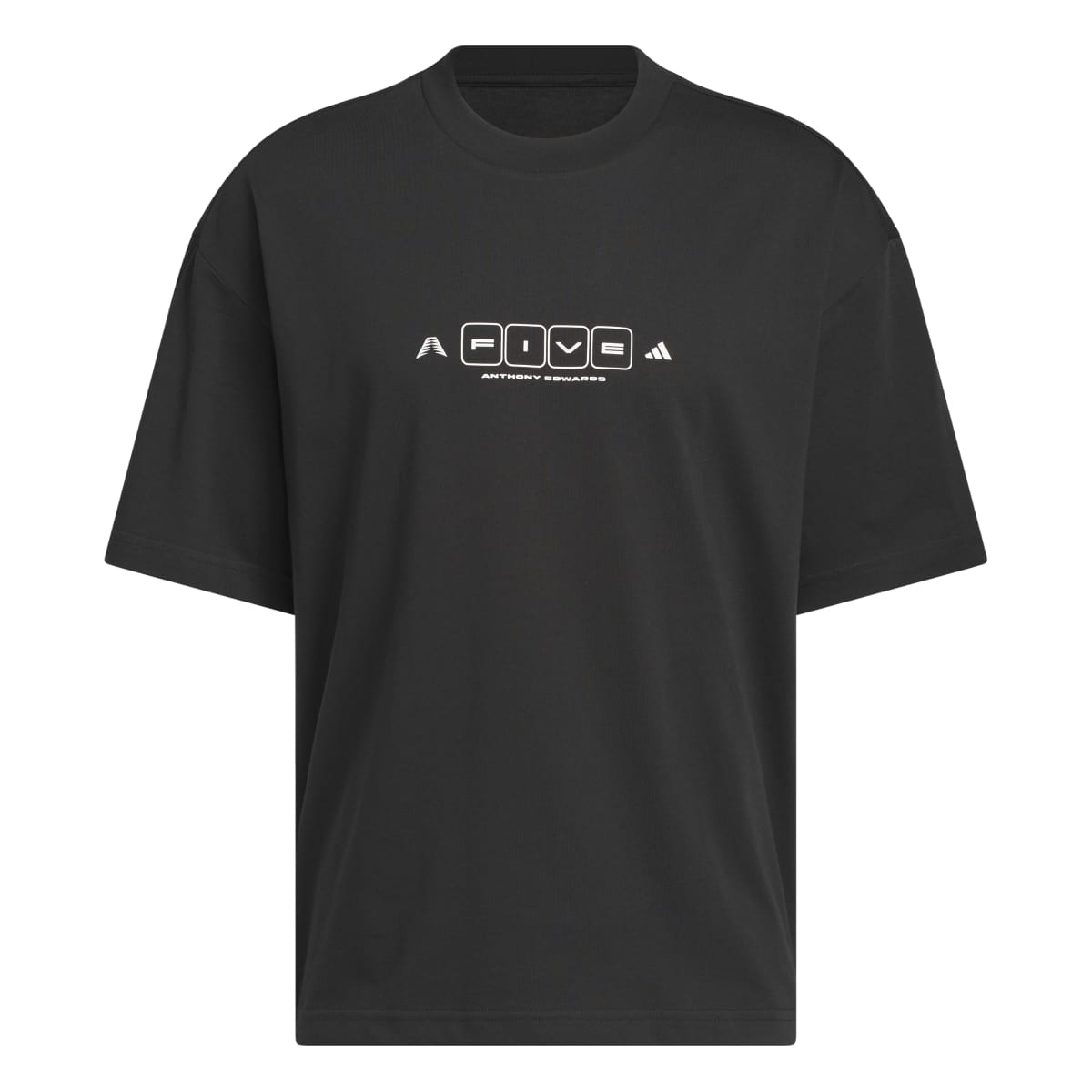 ADIDAS ANTHONY EDWARDS WORLD OF FIVE SHORT-SLEEVE TEE アディダス アンソニー・エドワーズ ワールド オブ ファイブ 半袖Tシャツ KF8974【メンズ ルーズフィット カジュアル デイリーユース 26SS】