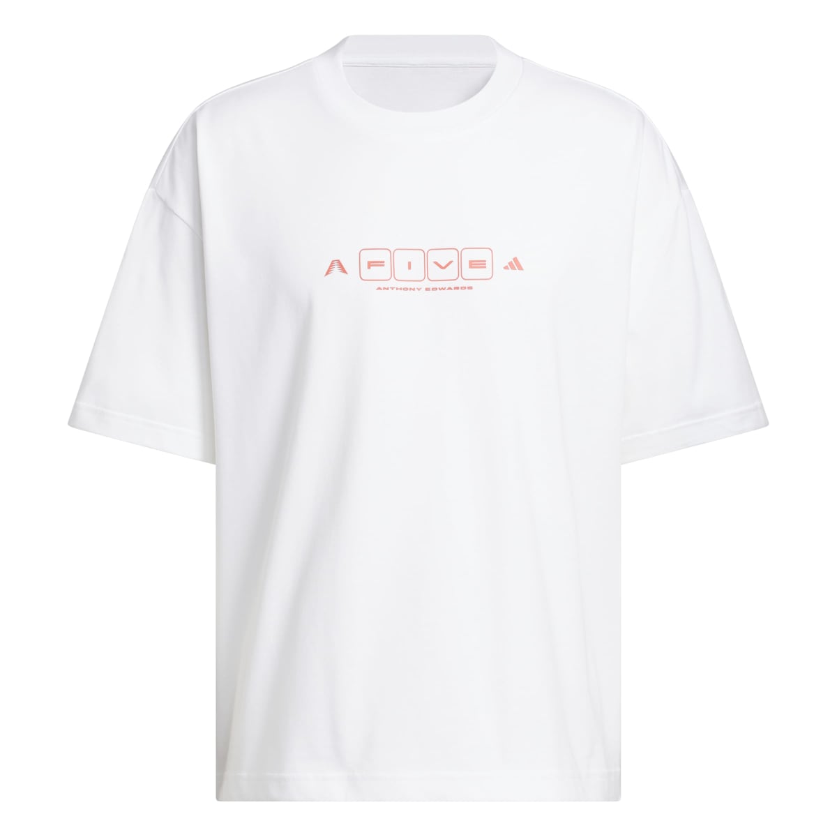 ADIDAS ANTHONY EDWARDS WORLD OF FIVE SHORT-SLEEVE TEE アディダス アンソニー・エドワーズ ワールド オブ ファイブ 半袖Tシャツ KF8975【メンズ ルーズフィット デイリーユース 26SS】