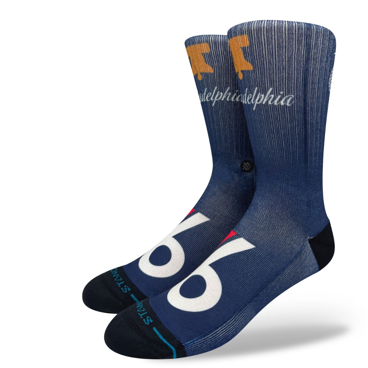 STANCE PHILADELPHIA 76ERS CITY EDITION 2026 スタンス フィラデルフィア・セブンティシクサーズ シティ・エディション 2026 A556D25PHI【メンズ 靴下 ソックス バスケットボール チーム ロゴ 25FW】