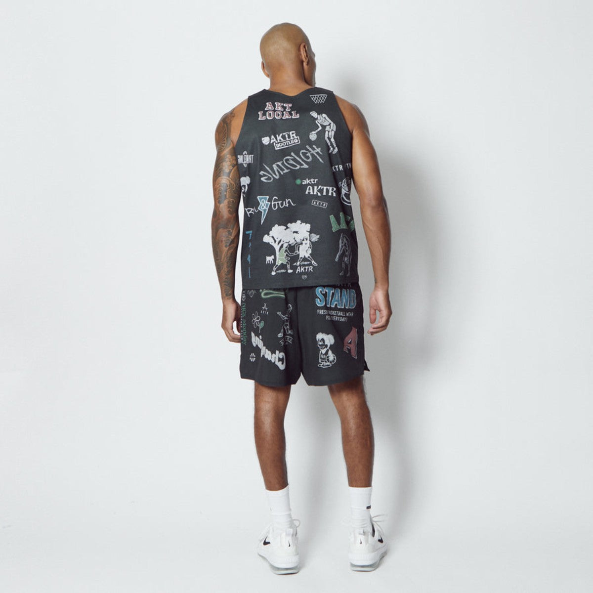 AKTR MEMORIAL TANK アクター メモリアルタンク 126-001001【メンズ バスケットボール タンクトップ スポーツウェア 吸湿速乾 トレーニングウェア 26SS】