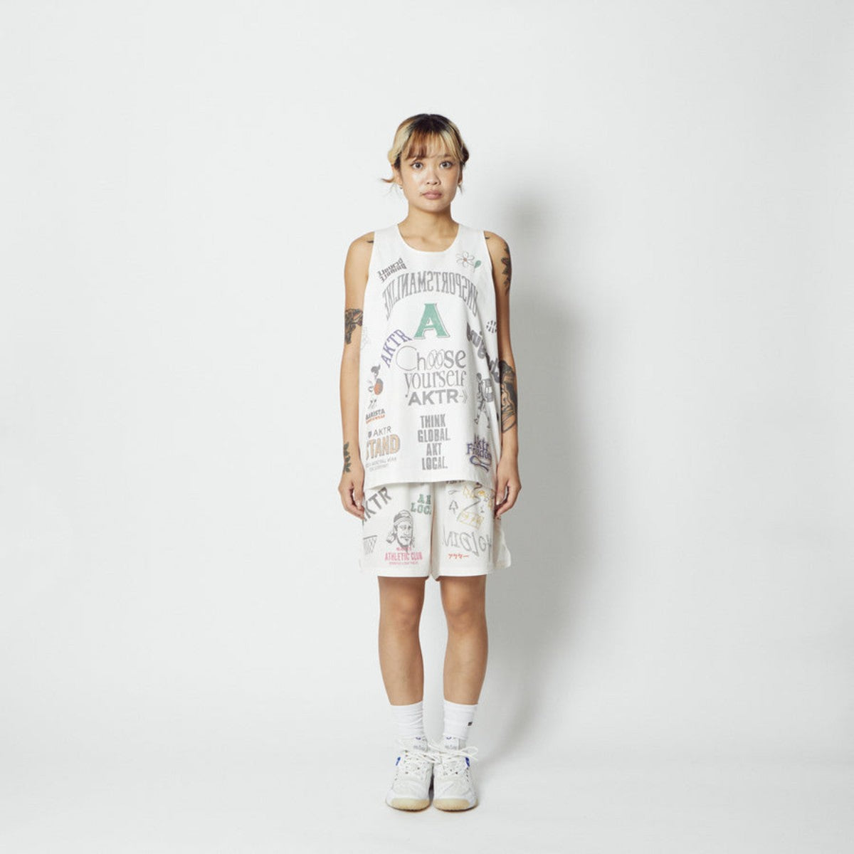 AKTR MEMORIAL TANK アクター メモリアルタンク 126-001001【メンズ バスケットボール タンクトップ スポーツウェア 吸湿速乾 トレーニングウェア 26SS】
