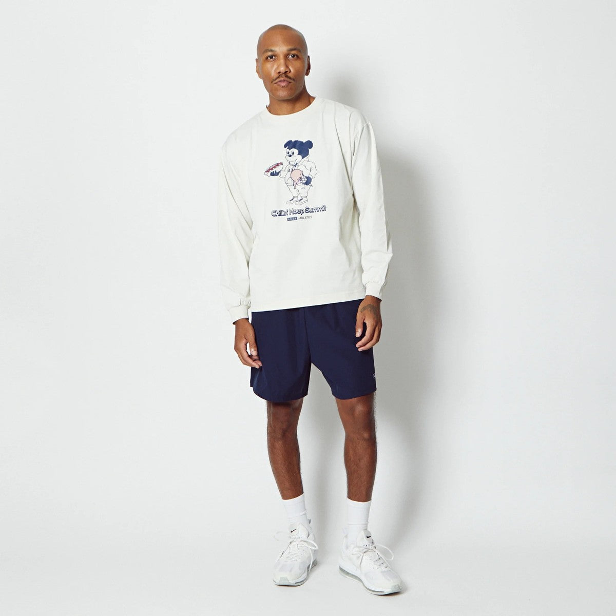 AKTR CHUNKY NICK LS FIT L/S SP TEE アクター チャンキーニック LS フィット ロングスリーブ SP ティー 225-102005【メンズ 長袖Tシャツ 吸湿速乾 スポーツウェア ライフスタイル ポリエステル素材 26SS】