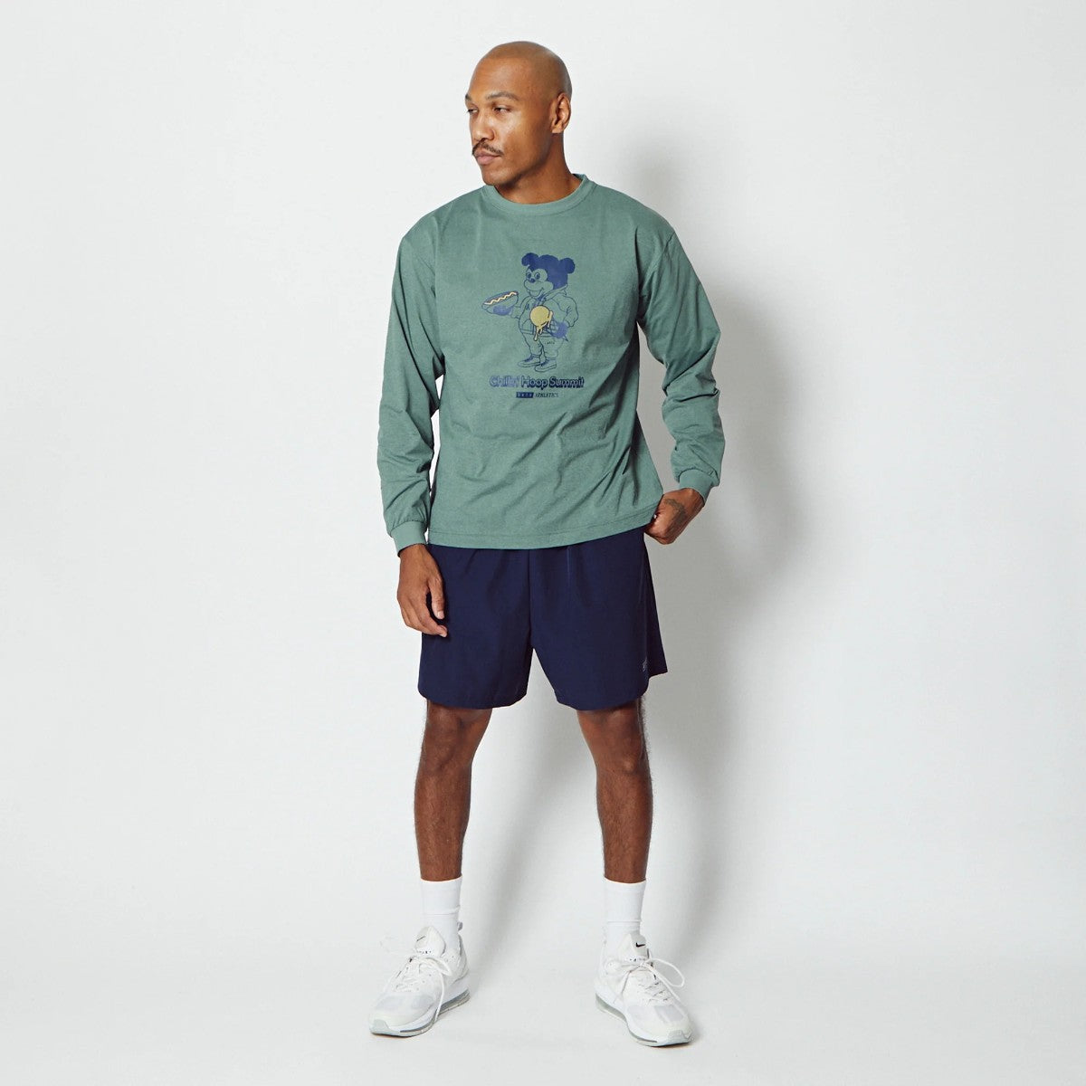 AKTR CHUNKY NICK LS FIT L/S SP TEE アクター チャンキーニック LS フィット ロングスリーブ SP ティー 225-102005【メンズ 長袖Tシャツ 吸湿速乾 スポーツウェア ライフスタイル ポリエステル素材 26SS】