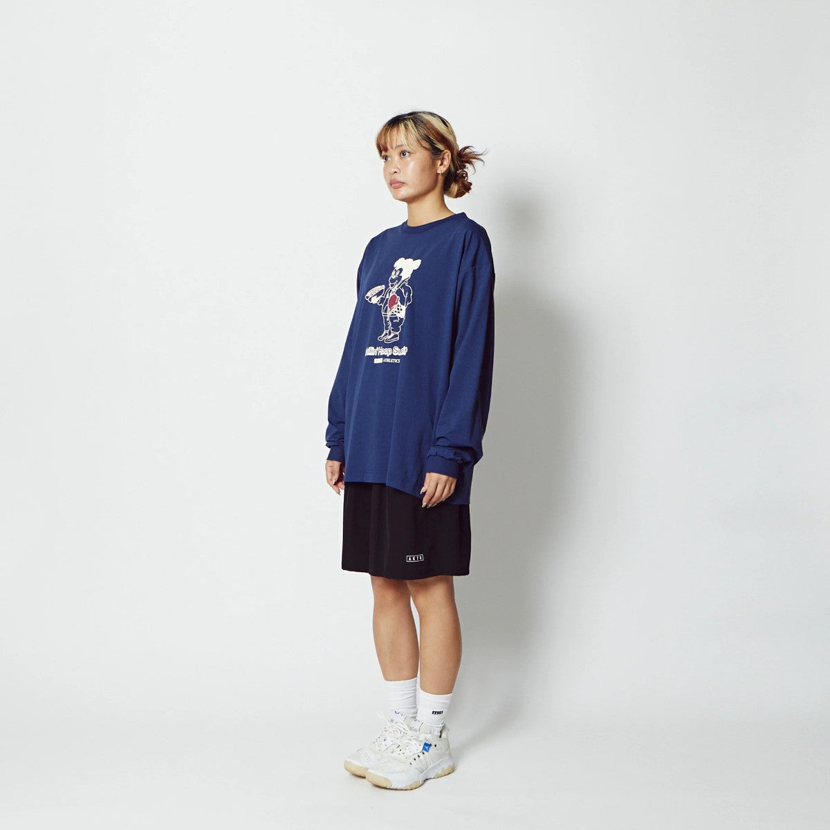 AKTR CHUNKY NICK LS FIT L/S SP TEE アクター チャンキーニック LS フィット ロングスリーブ SP ティー 225-102005【メンズ 長袖Tシャツ 吸湿速乾 スポーツウェア ライフスタイル ポリエステル素材 26SS】