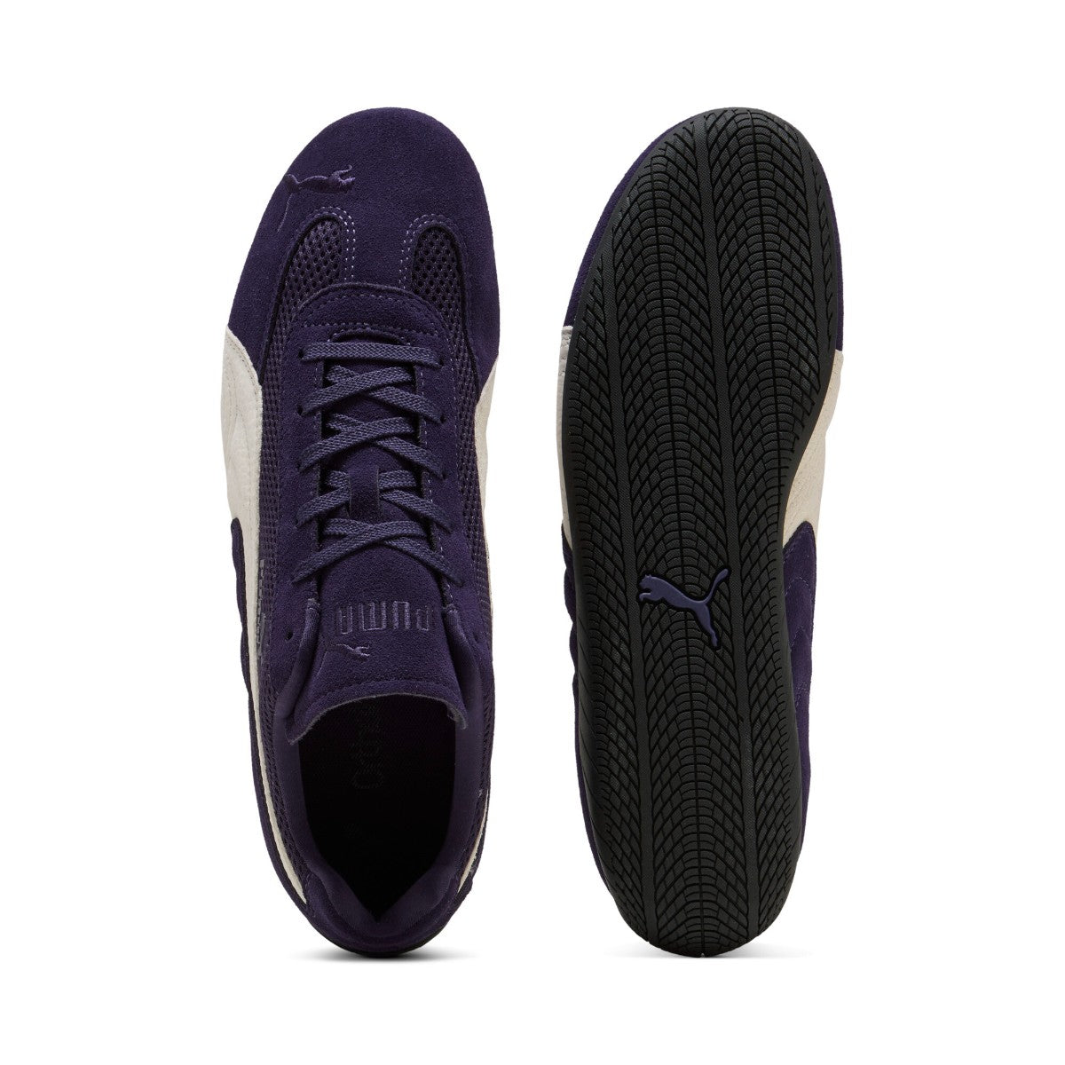 PUMA SPEED CAT MESH プーマ スピードキャット メッシュ 404370-06【メンズ メッシュ ロゴ刺繍 スウェード素材 26SS】