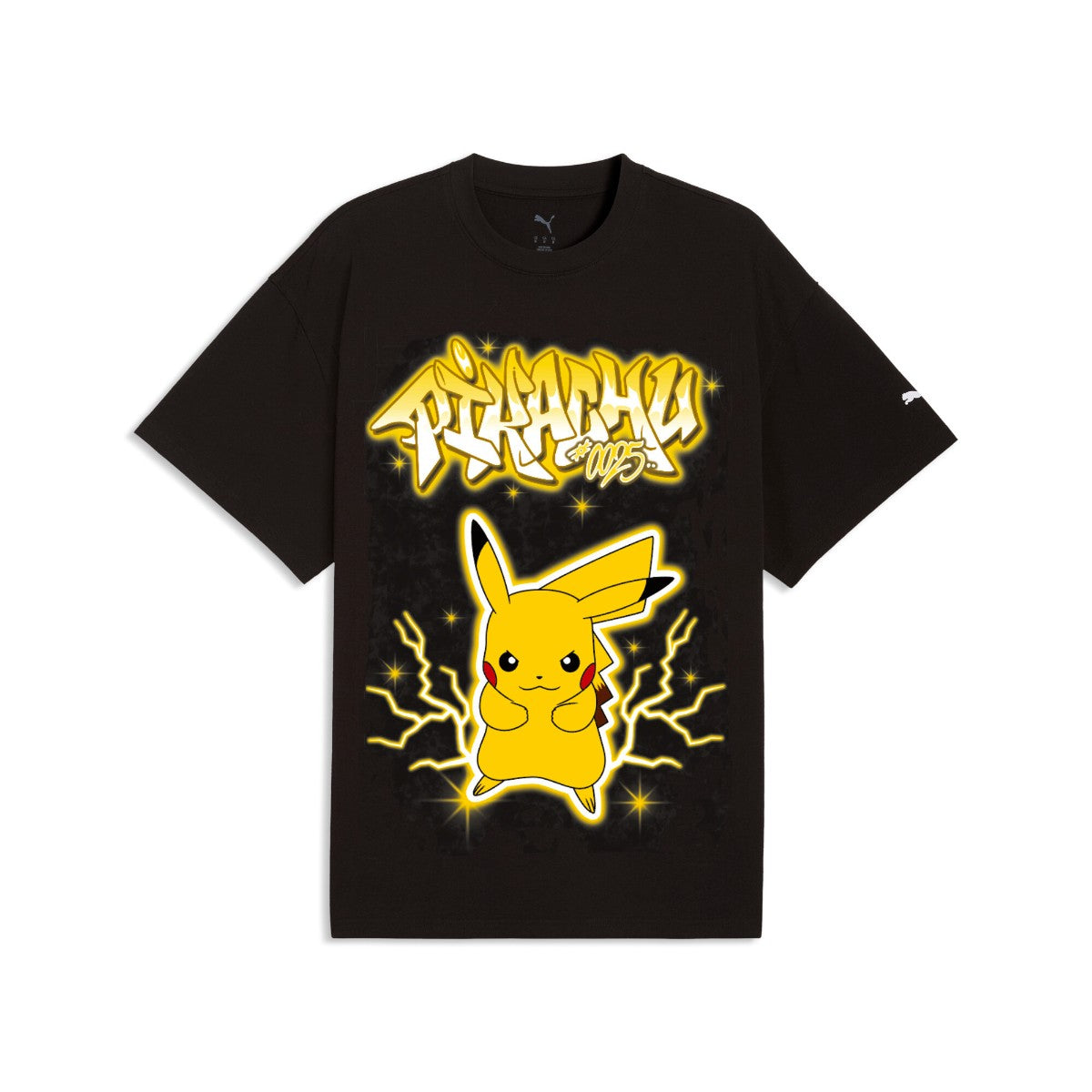 PUMA POKEMON X HOOPS PIKACHU TEE プーマ ポケモン × フープス ピカチュウ ティー 635658【メンズ 半袖トップス カジュアルウェア オーバーサイズ コットン素材 26SS】
