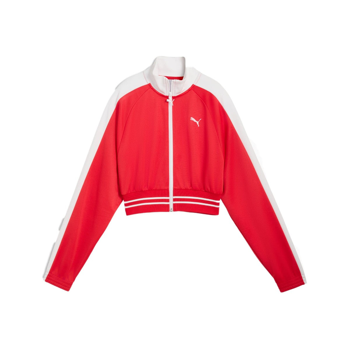 PUMA T7 PIQUE RELAXED CROPPED TRACK JACKET プーマ T7 ピケ リラックスド クロップド トラックジャケット 636779【レディース トラックジャケット メンズ スポーツジャケット ストリートジャケット 26SS】