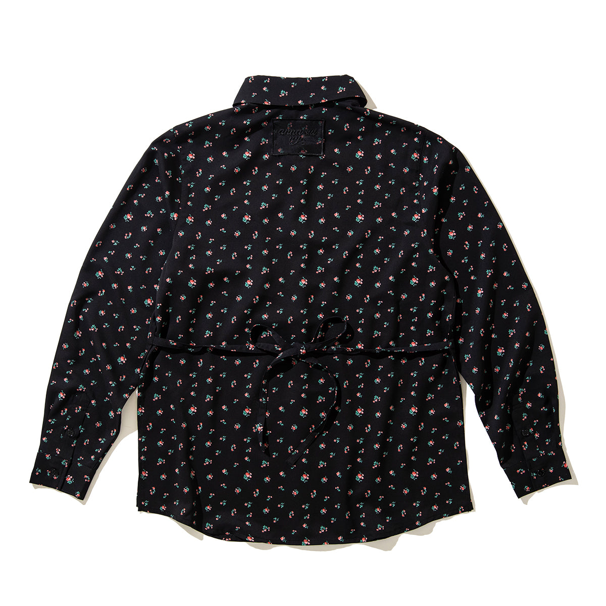 ANNA SUI NYC FLOWER TIE SHIRT アナスイ エヌワイシー フラワータイシャツ 16111361【レディース 花柄 シャツ ポリエステル素材 ネクタイ付き 26SS】