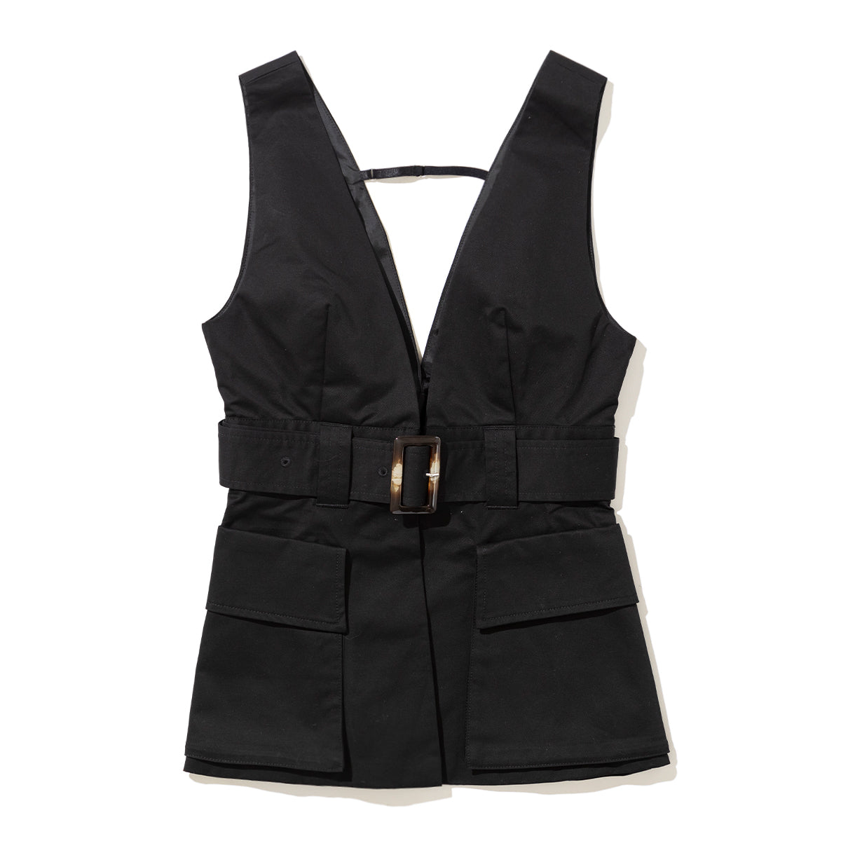 ANNA SUI NYC Chino Vest アナスイ エヌワイシー チノ ベスト 16116383【レディース コットン素材 ベルト付き 26SS】