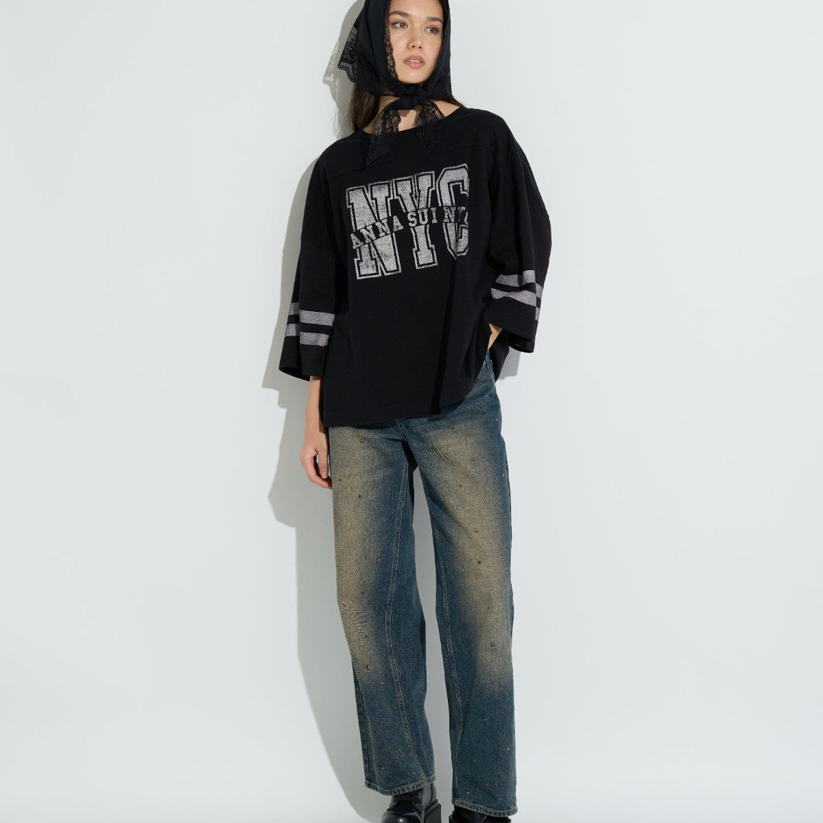 WAFFLE LONG SLEEVE T-SHIRT