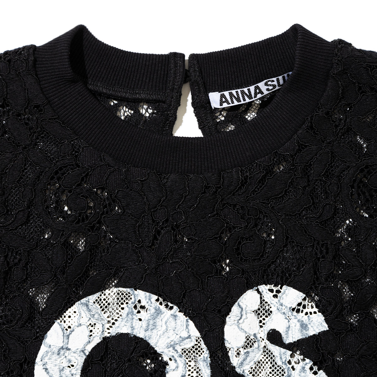 ANNA SUI NYC SP Race T-shirt アナスイ エヌワイシー SPレースTシャツ 16117375【レディース 半袖 スポーティ レース素材 26SS】