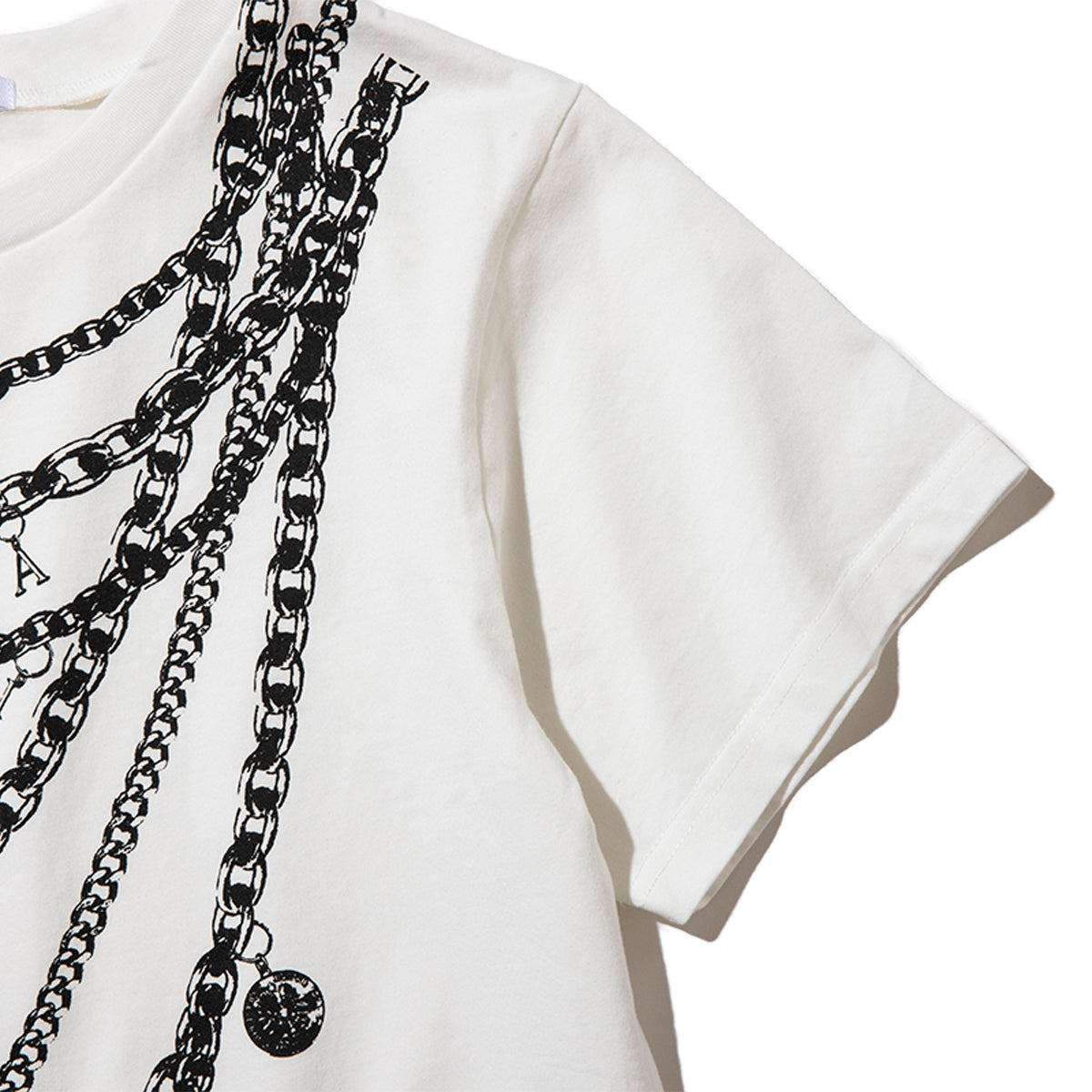 ANNA SUI NYC FAKE ACCESSORY PRINT T-SHIRT アナスイ エヌワイシー フェイクアクセサリープリントTシャツ 16117379【レディース プリントTシャツ デザインTシャツ メンズファッション レディースファッション 26SS】