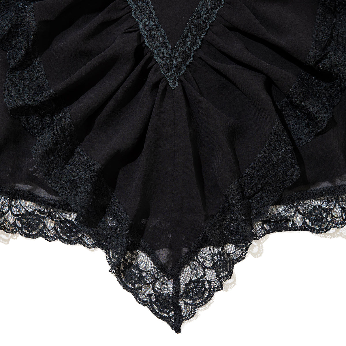 ANNA SUI NYC Panel Lace Cami アナスイ エヌワイシー パネルレースキャミ 16118357【レディース シフォン素材 レース キャミソール 26SS】